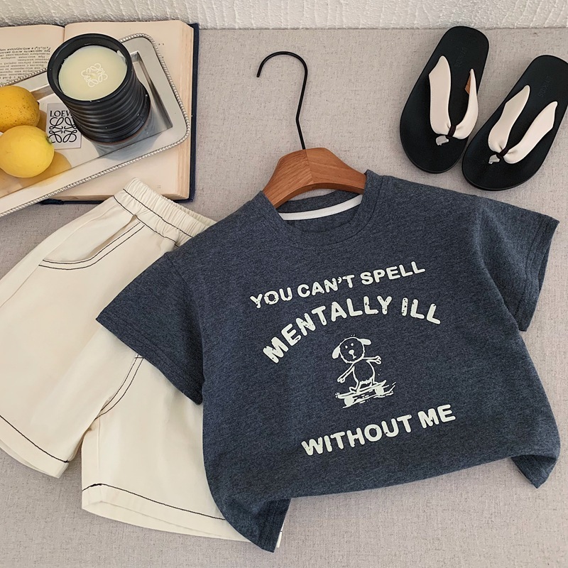 小狗滑板日 短袖上衣