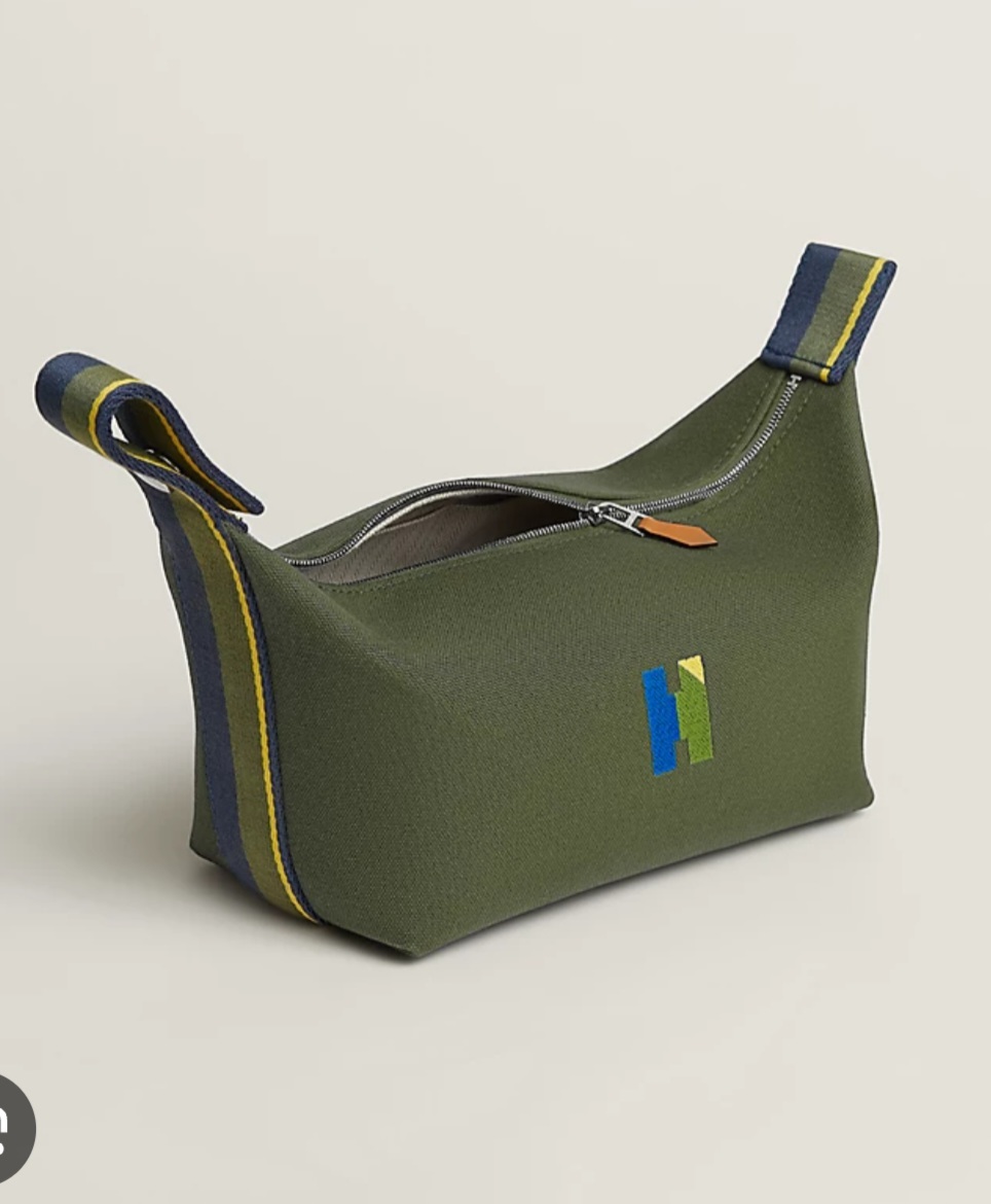 HERMES Bride-a-Brac H Pavillon case Kaki 綠色飯盒包