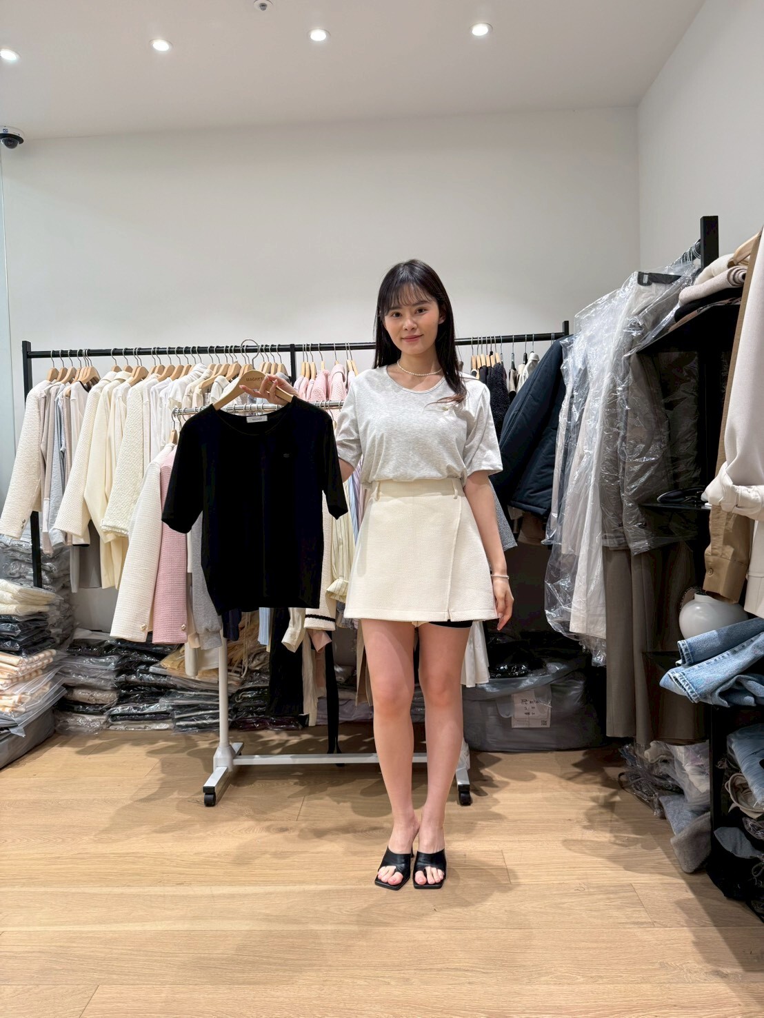 MN6005 基礎小Logo牌圓領Tee