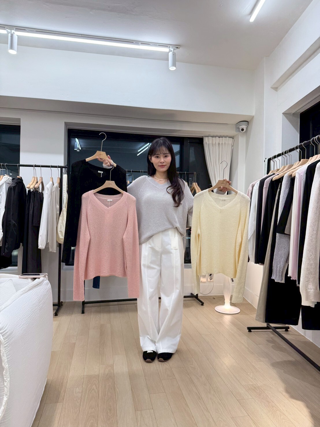 PE6003 溫柔插肩針織衫