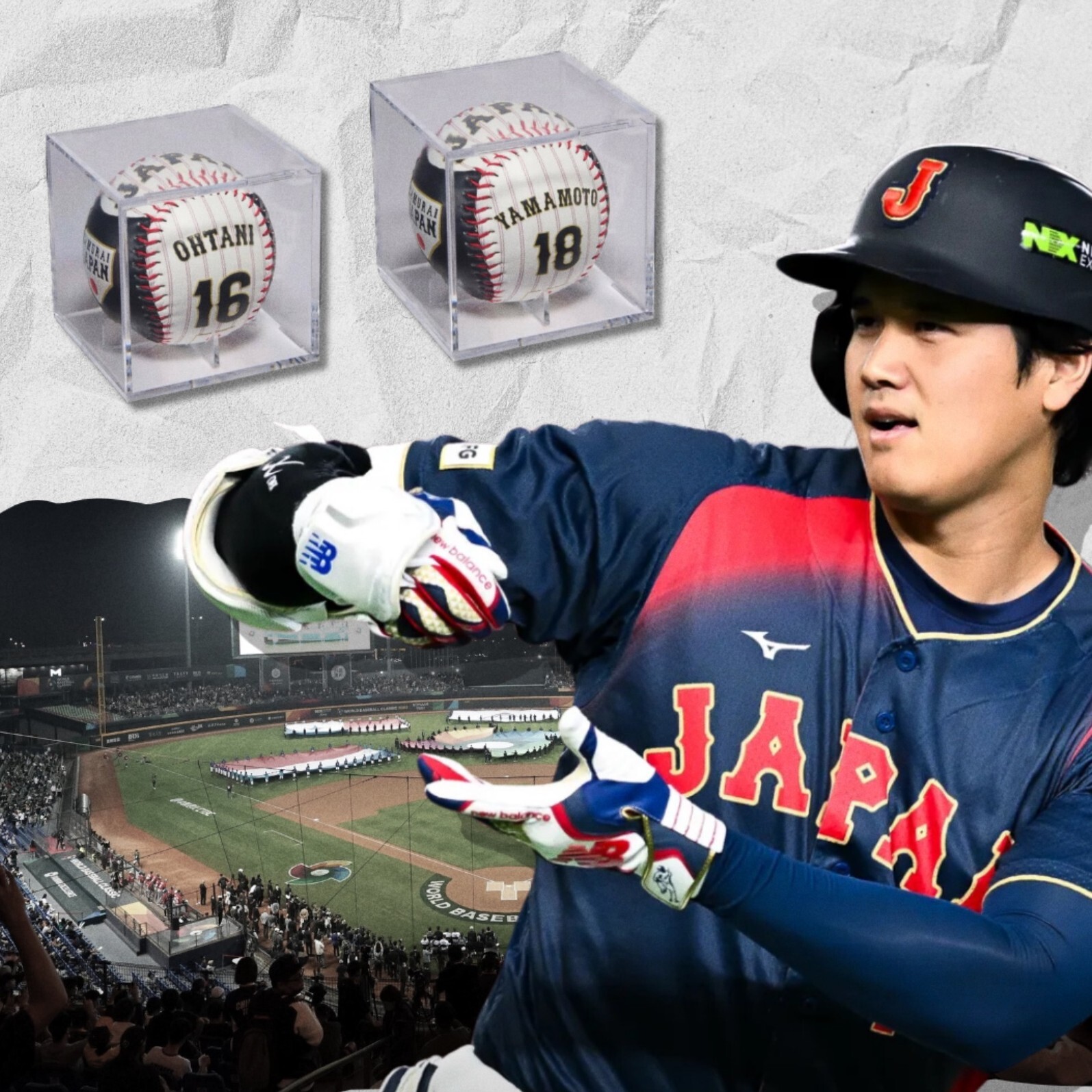 【逢甲 FUZZY】<限量60顆> 2026 WBC 世界棒球經典賽 限量 紀念球 大谷翔平 山本由伸