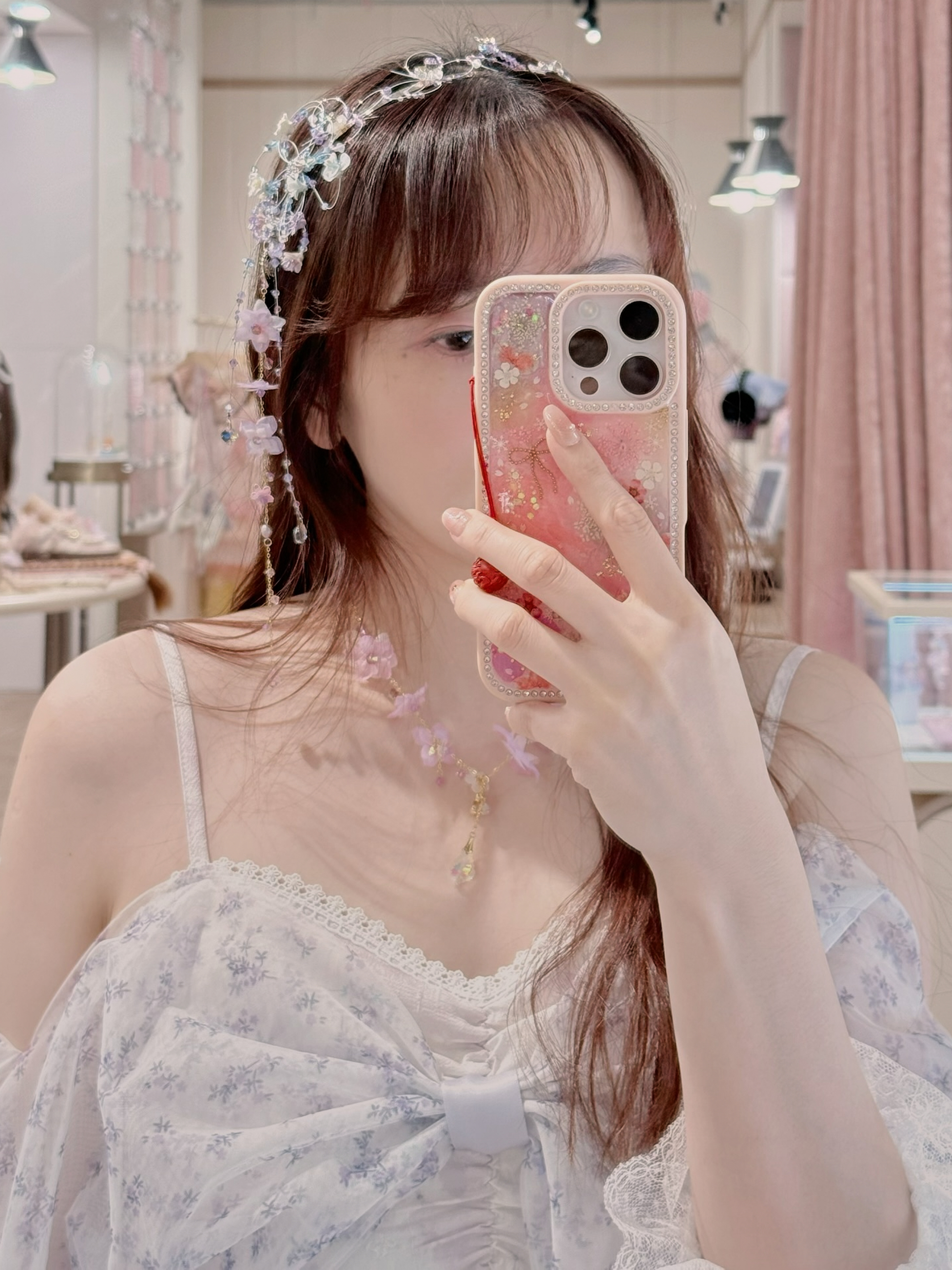 13474 Butterfly Dream Crown Hair Chain