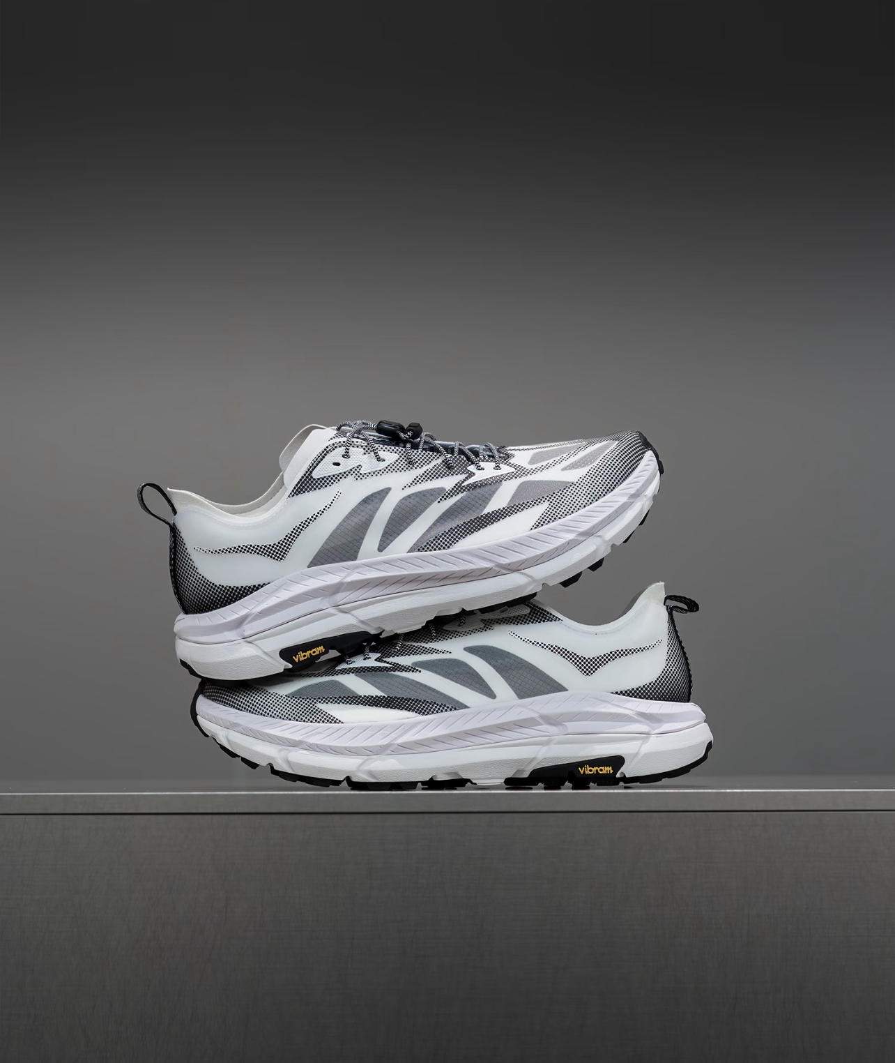 代購-HOKA ONE ONE Mafate Speed 4 LITE 機能鞋 男女同款 白黑 1168971-WBLC