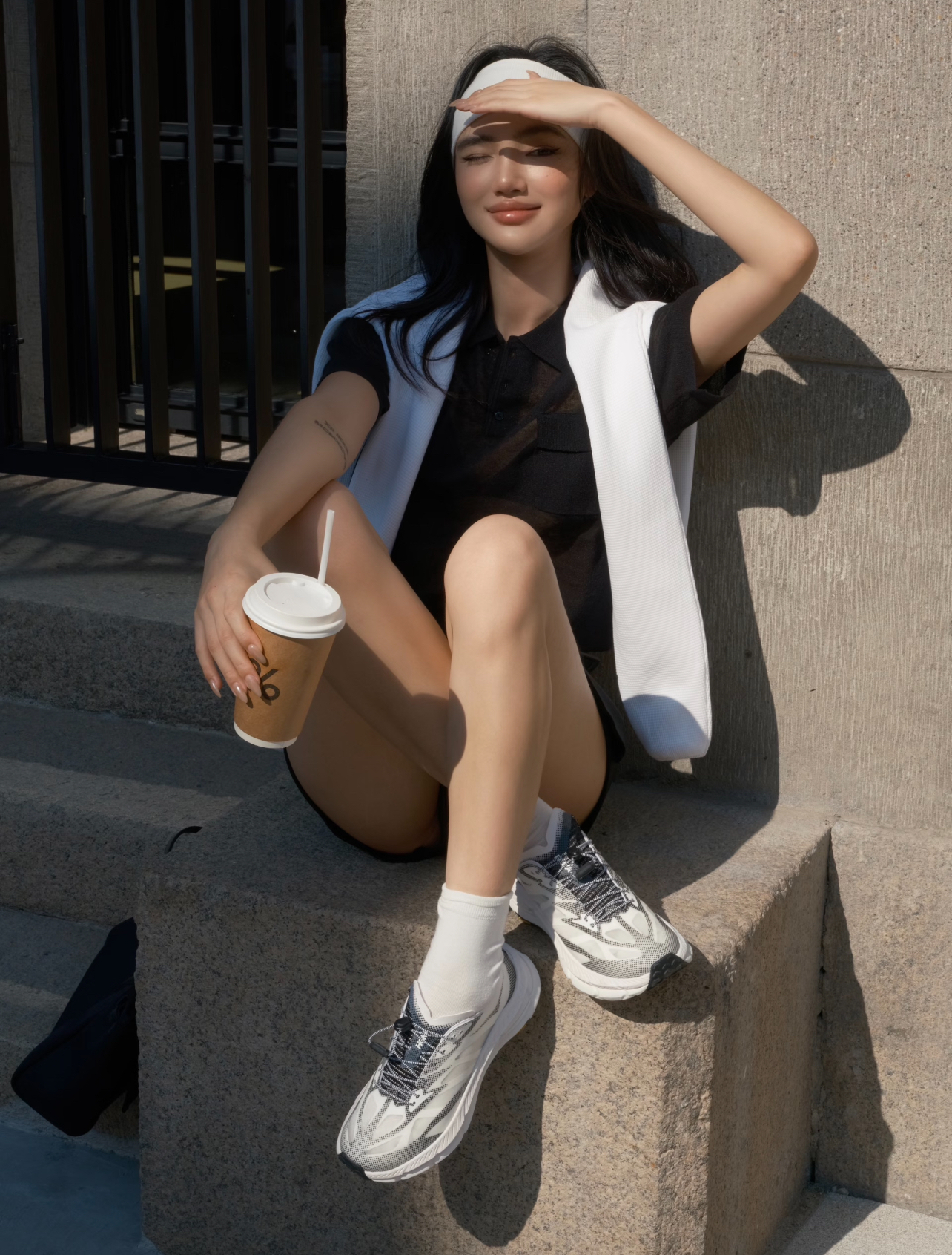 代購-HOKA ONE ONE Mafate Speed 4 LITE 機能鞋 男女同款 白黑 1168971-WBLC