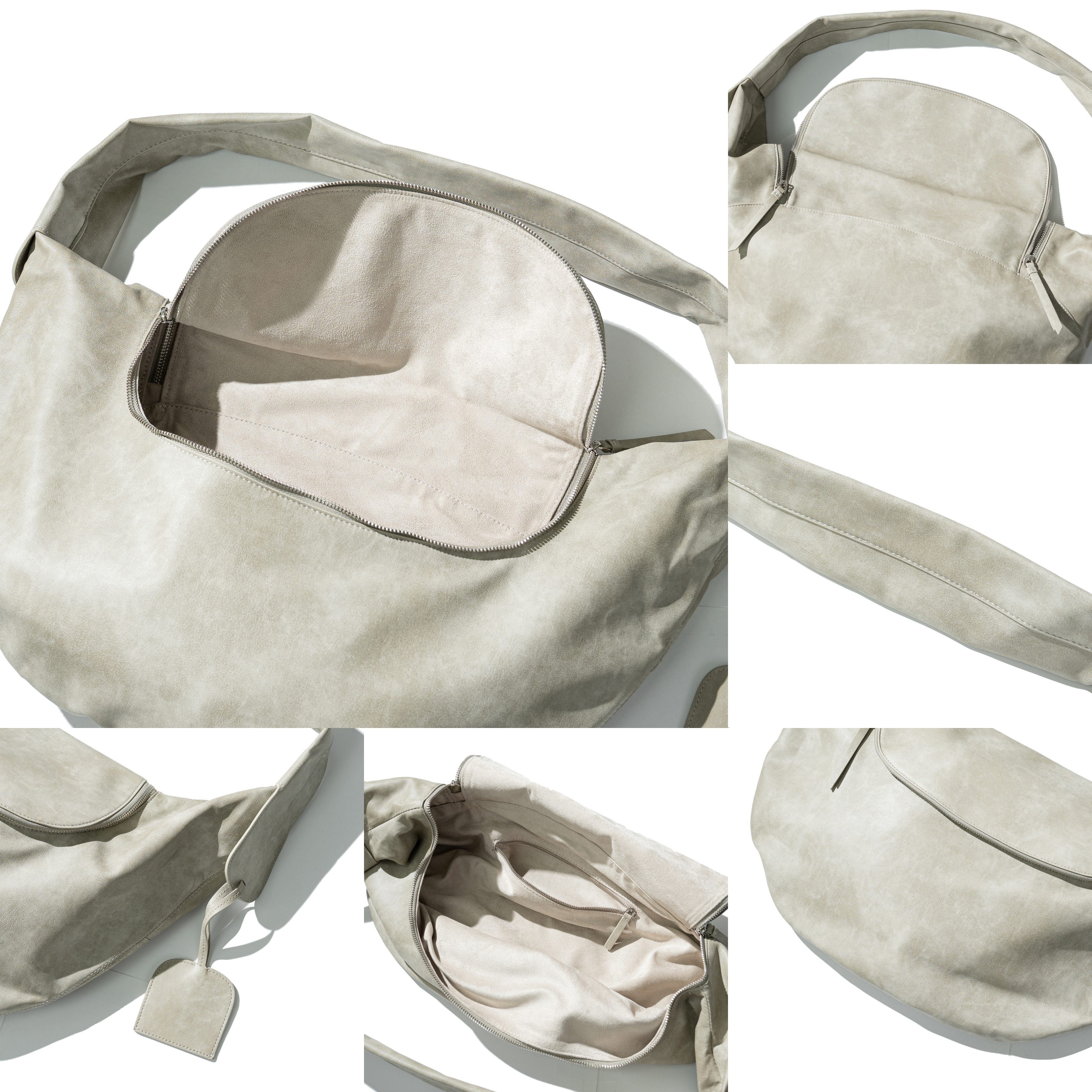 Leather Curved Bag PU皮革 弧形包 [26OS192]