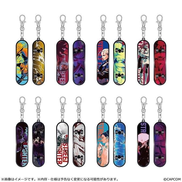 預購26/06 CAPCOM 代理版 盒玩 快打旋風6 手指滑板鑰匙圈 Vol.2