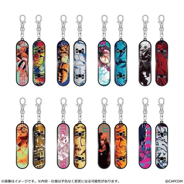 預購26/06 CAPCOM 代理版 盒玩 快打旋風6 手指滑板鑰匙圈 Vol.1