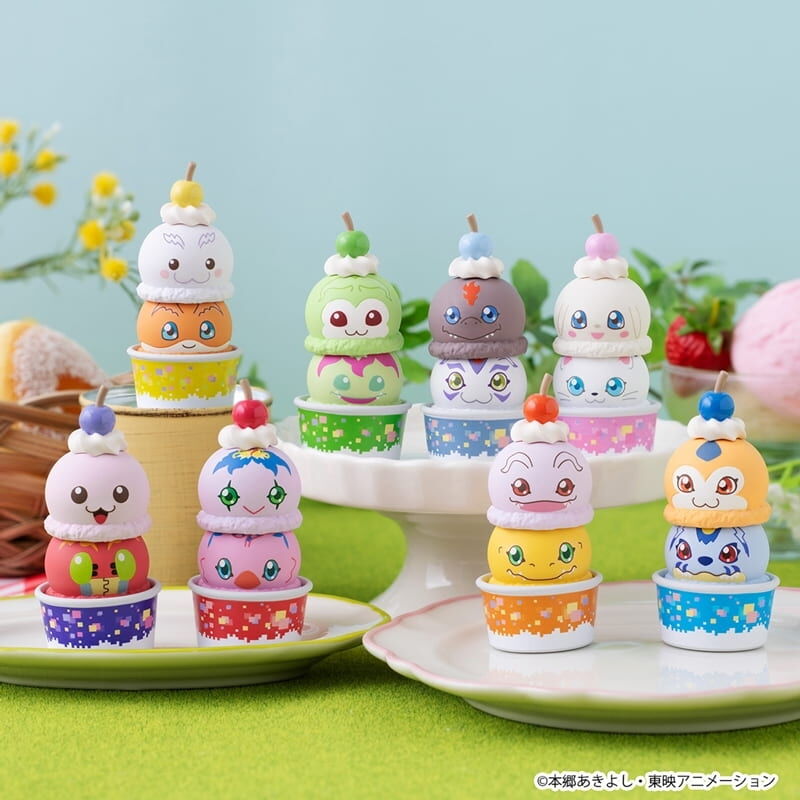 預購26/08 MH 代理版 盒玩 疊疊系列 數碼寶貝大冒險 全8種