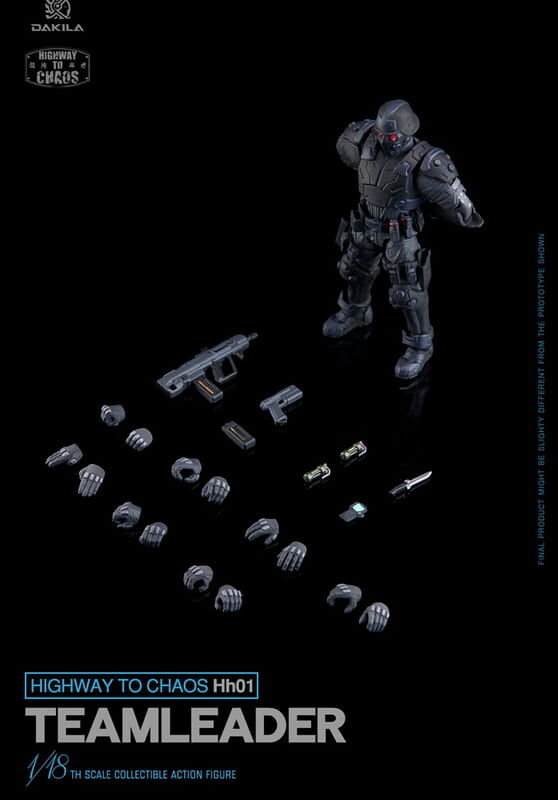 預購26/Q2 DAKILA 代理版 可動 混沌高速 地獄犬小隊 Hh01 地獄犬隊長