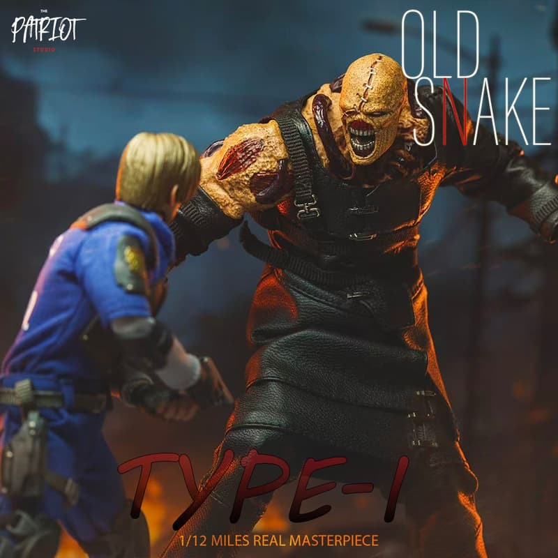 預購26/Q2 oldsnake 代理版 可動 6吋 惡靈古堡 追擊者 雙型態 型態A+B 含特典