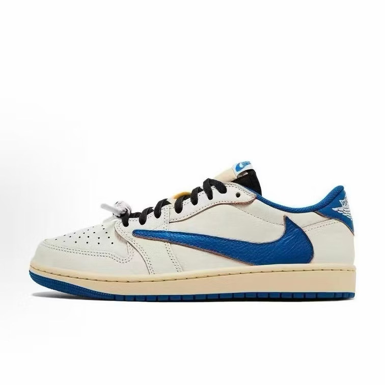 <連線代購商品> TRAVIS SCOTT x AIR JORDAN 1 LOW OG SP 'FRAGMENT' 三方聯名 3.0 低筒 倒勾 DM7866-104