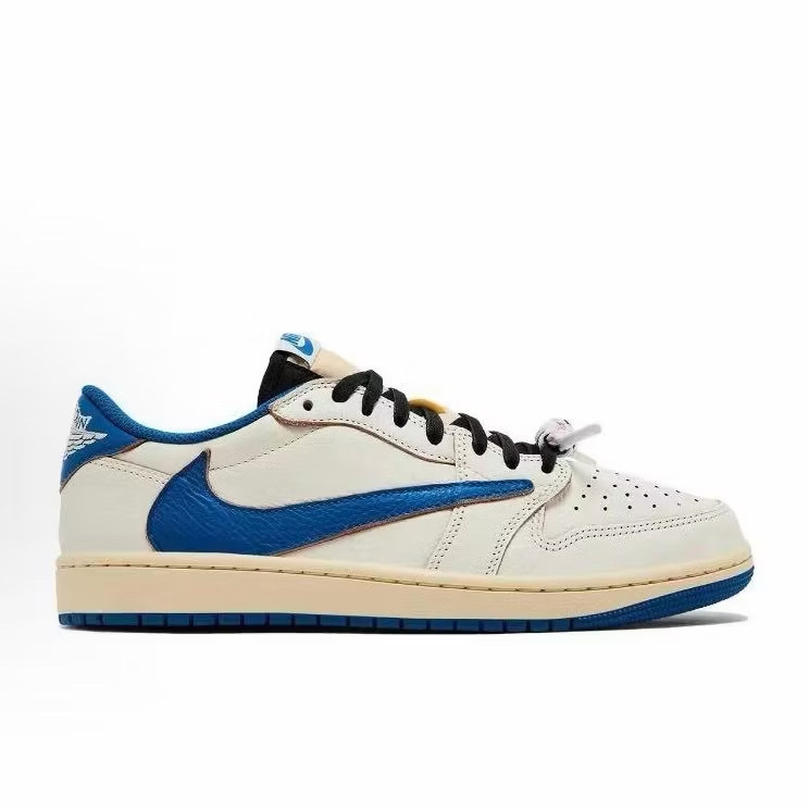 <連線代購商品> TRAVIS SCOTT x AIR JORDAN 1 LOW OG SP 'FRAGMENT' 三方聯名 3.0 低筒 倒勾 DM7866-104