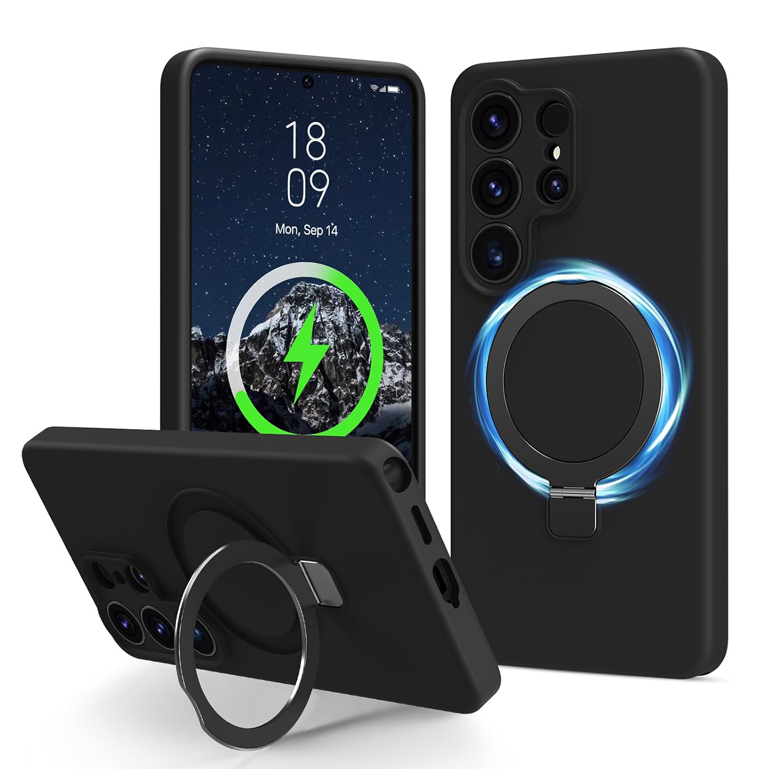 XPRO - Mag Stand Silicone - Samsung S26 Case 矽膠磁吸支架貼身手機保護硬殼