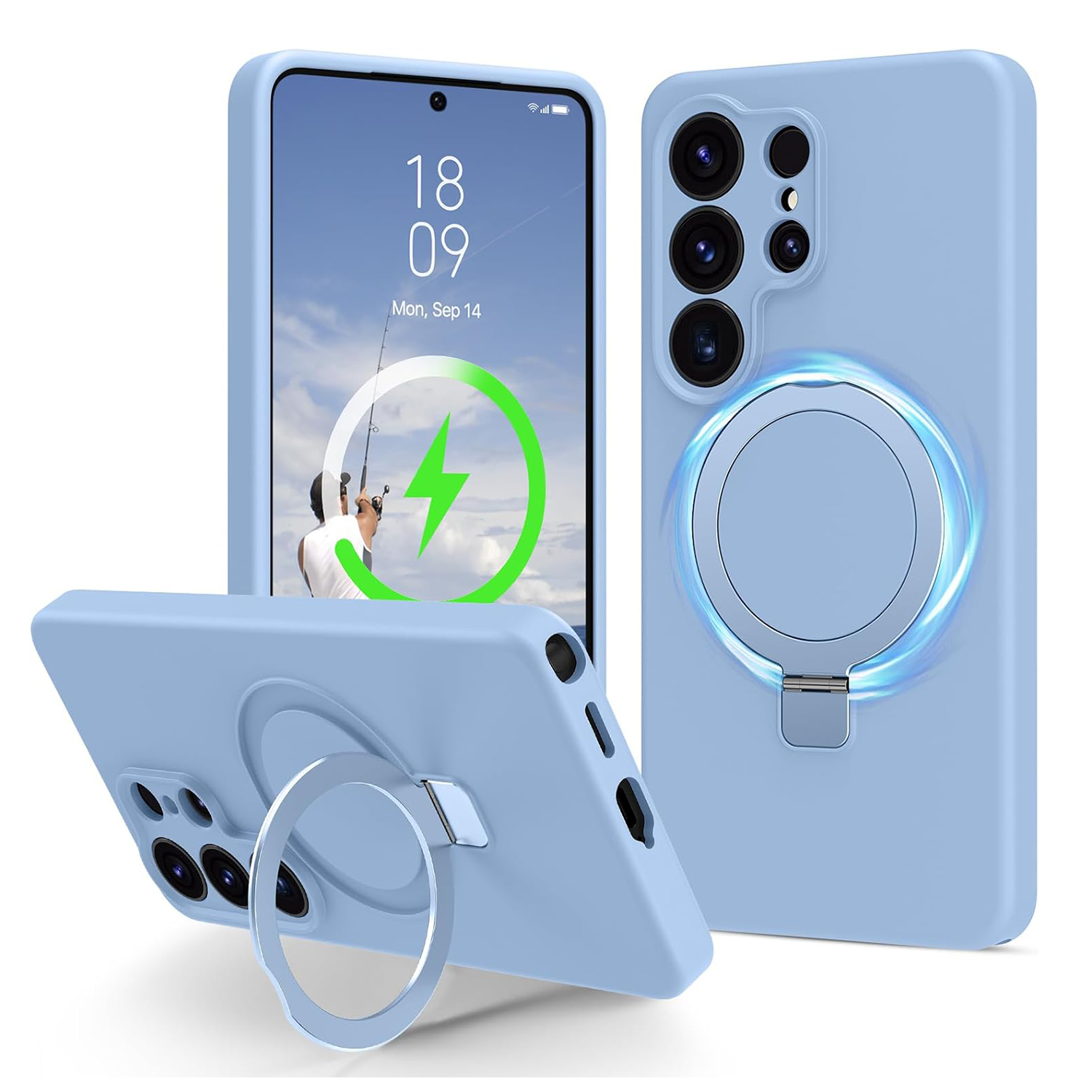 XPRO - Mag Stand Silicone - Samsung S26 Case 矽膠磁吸支架貼身手機保護硬殼