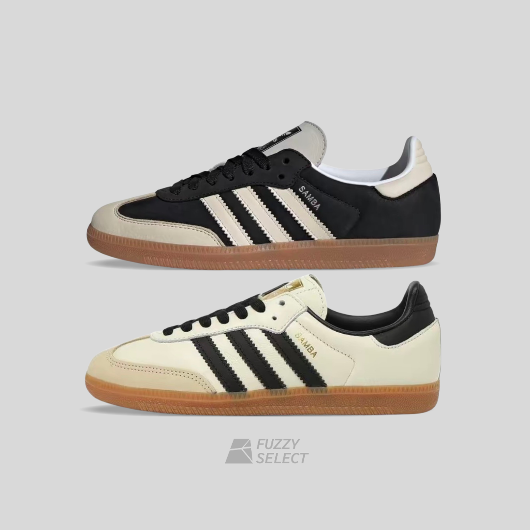 【逢甲FUZZY】W Adidas Samba 奶油 復古 米黑 ID0478 黑米 IE5836