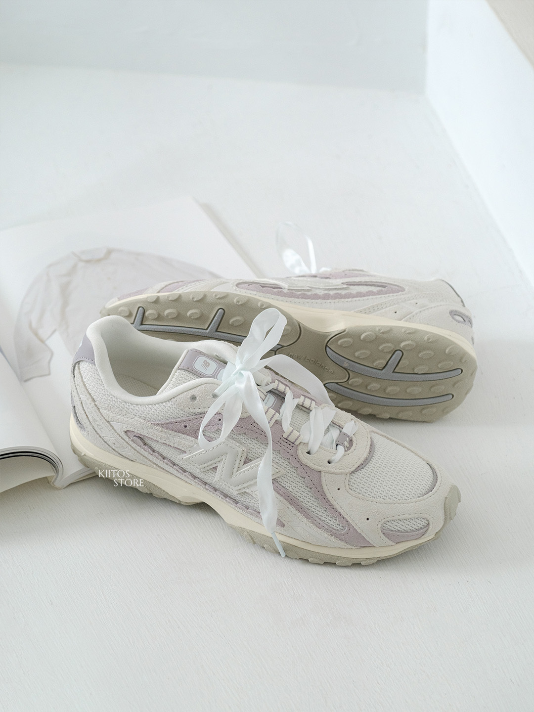 【預購】NEW BALANCE 204L NB204 淺灰紫 緞帶 花花邊 雙鞋帶 復古 休閒鞋 U204L6A6