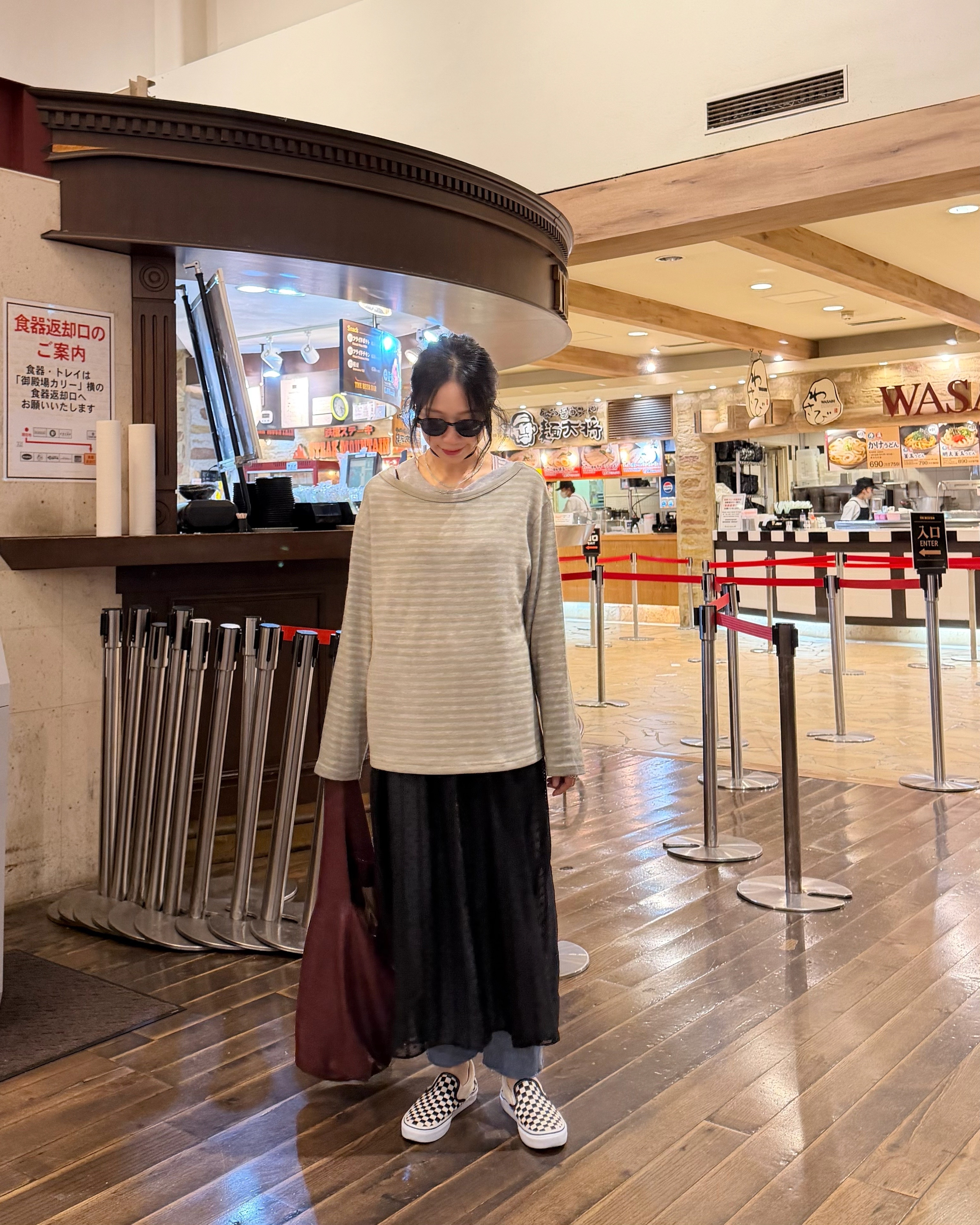 2月新品♥圓領橫間Top