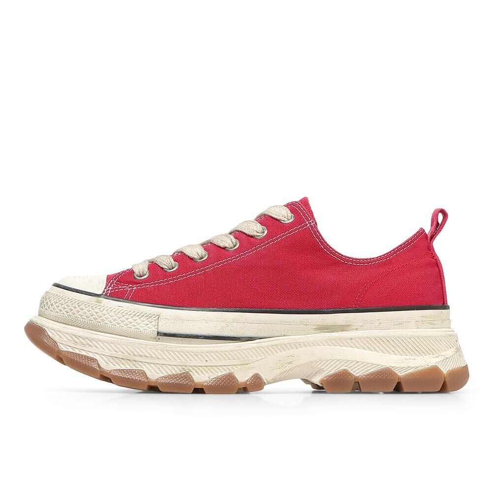 Converse All Star Trekwave AG OX 日本限定 髒髒系列 紅色 焦糖 增高 厚底 帆布鞋 31316990