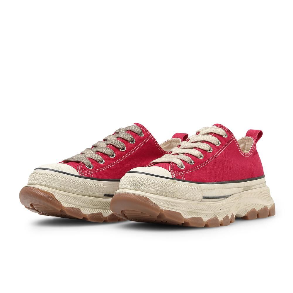 Converse All Star Trekwave AG OX 日本限定 髒髒系列 紅色 焦糖 增高 厚底 帆布鞋 31316990