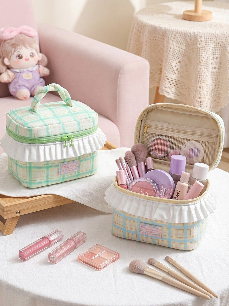 Korean Portable Makeup & Toiletry Organizer Bag