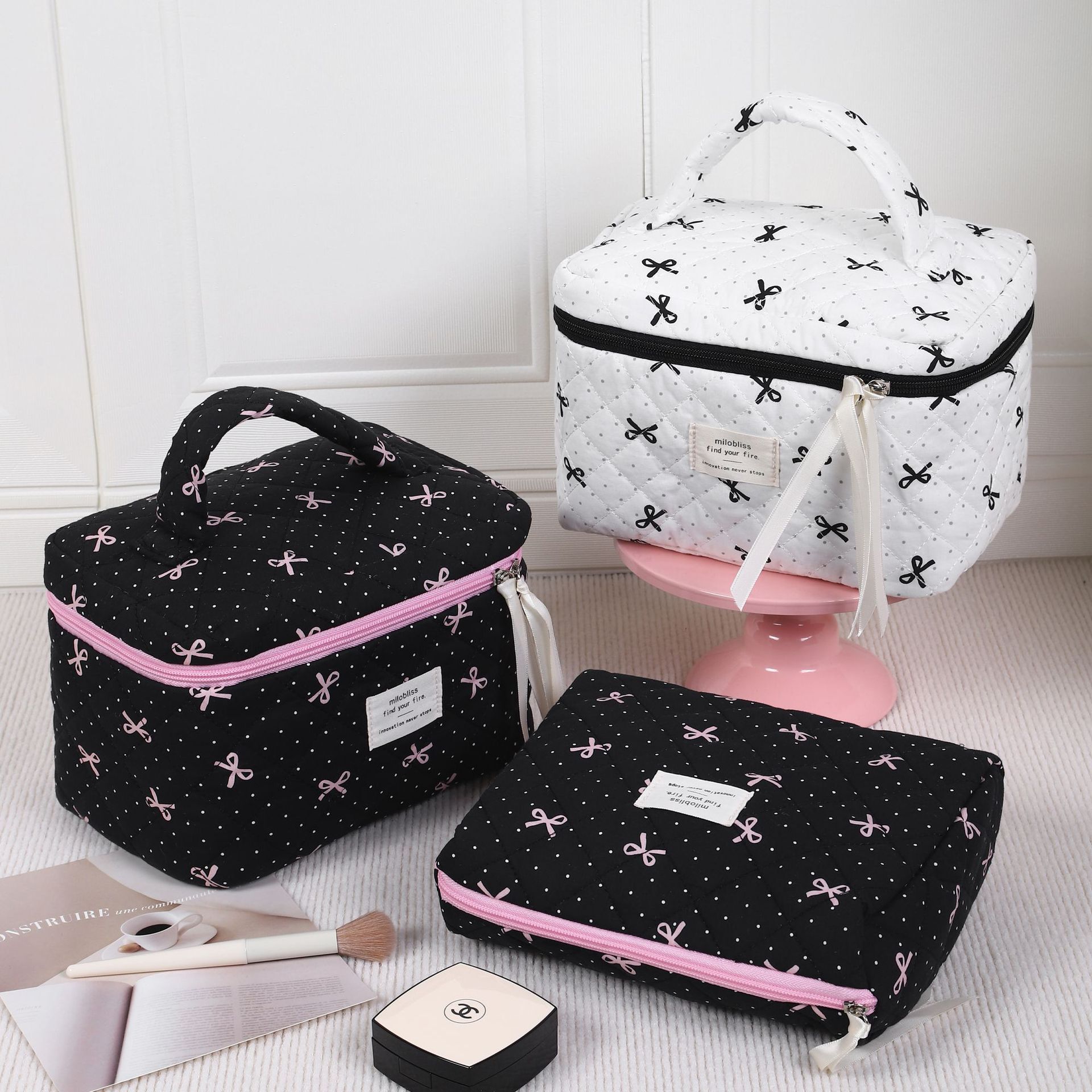 Korean Portable Makeup & Toiletry Organizer Bag