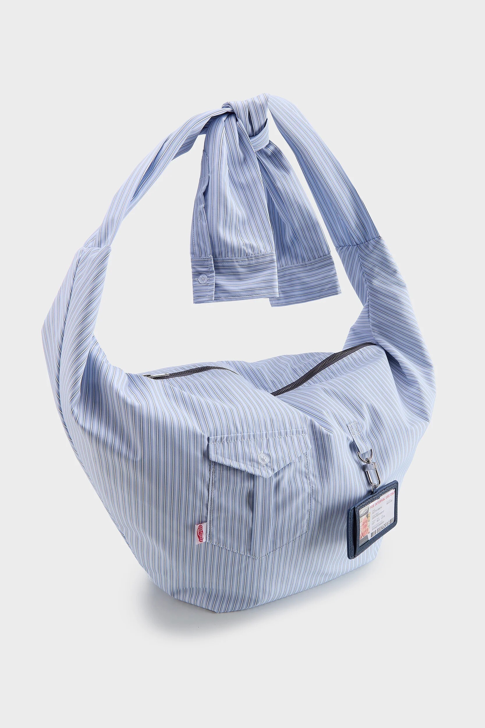 【Focus Store】SSSTUFFF SS26 Stripe Shirtsleeve Bag Pro 襯衫手袖造型肩背包 SSS-SS26-BAG05