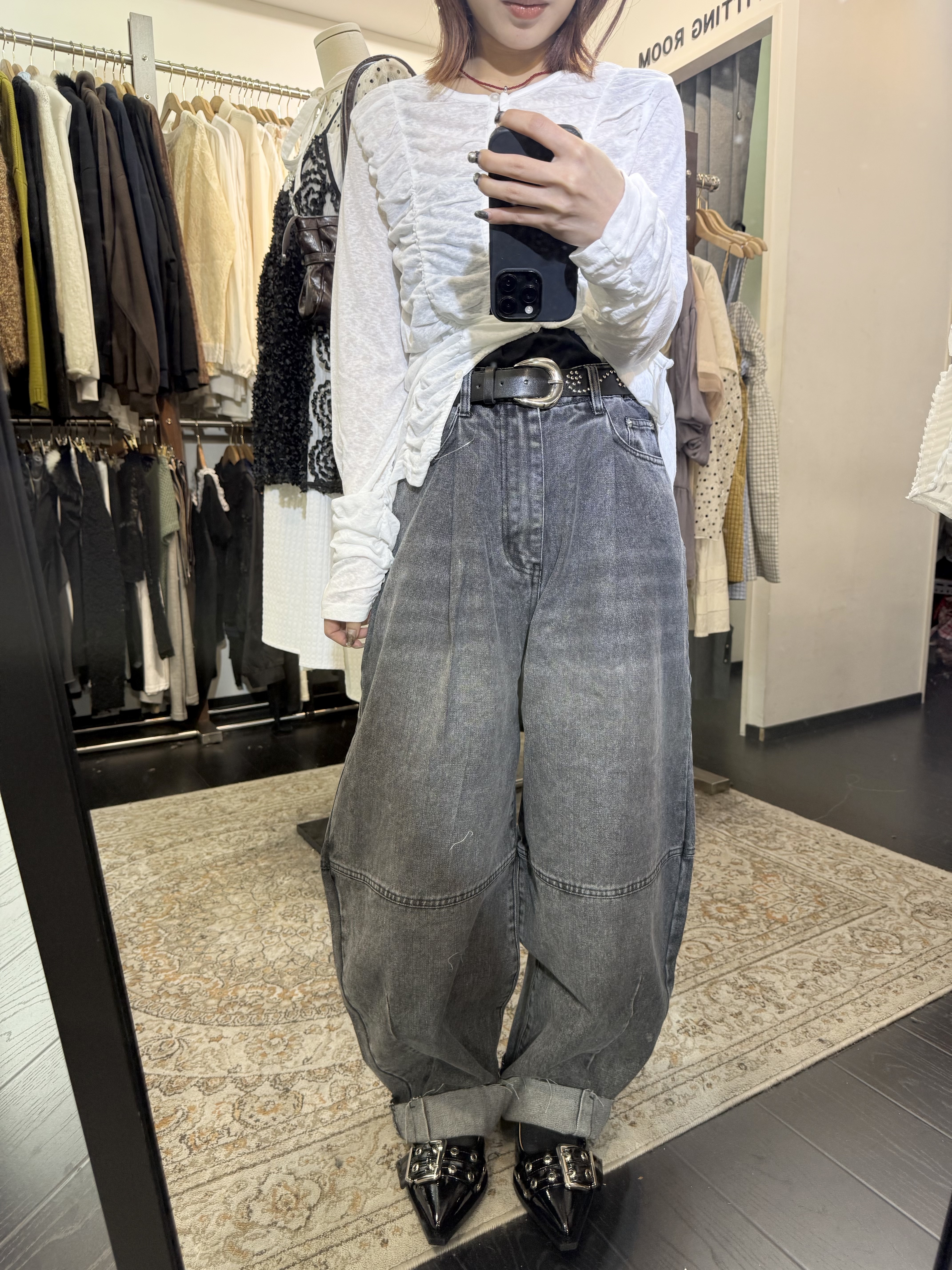 數量有限 洗水復古氣球褲