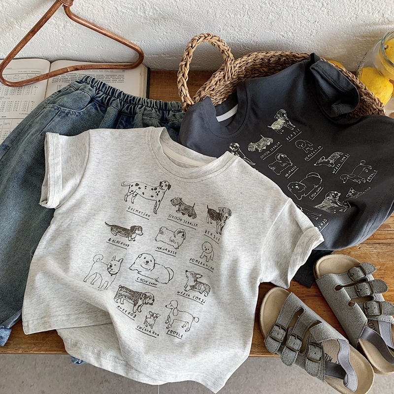 狗狗圖表 短袖上衣