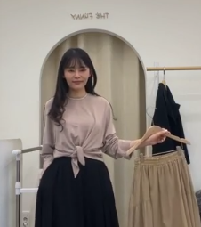 FP6042 芭蕾扭結薄身上衣