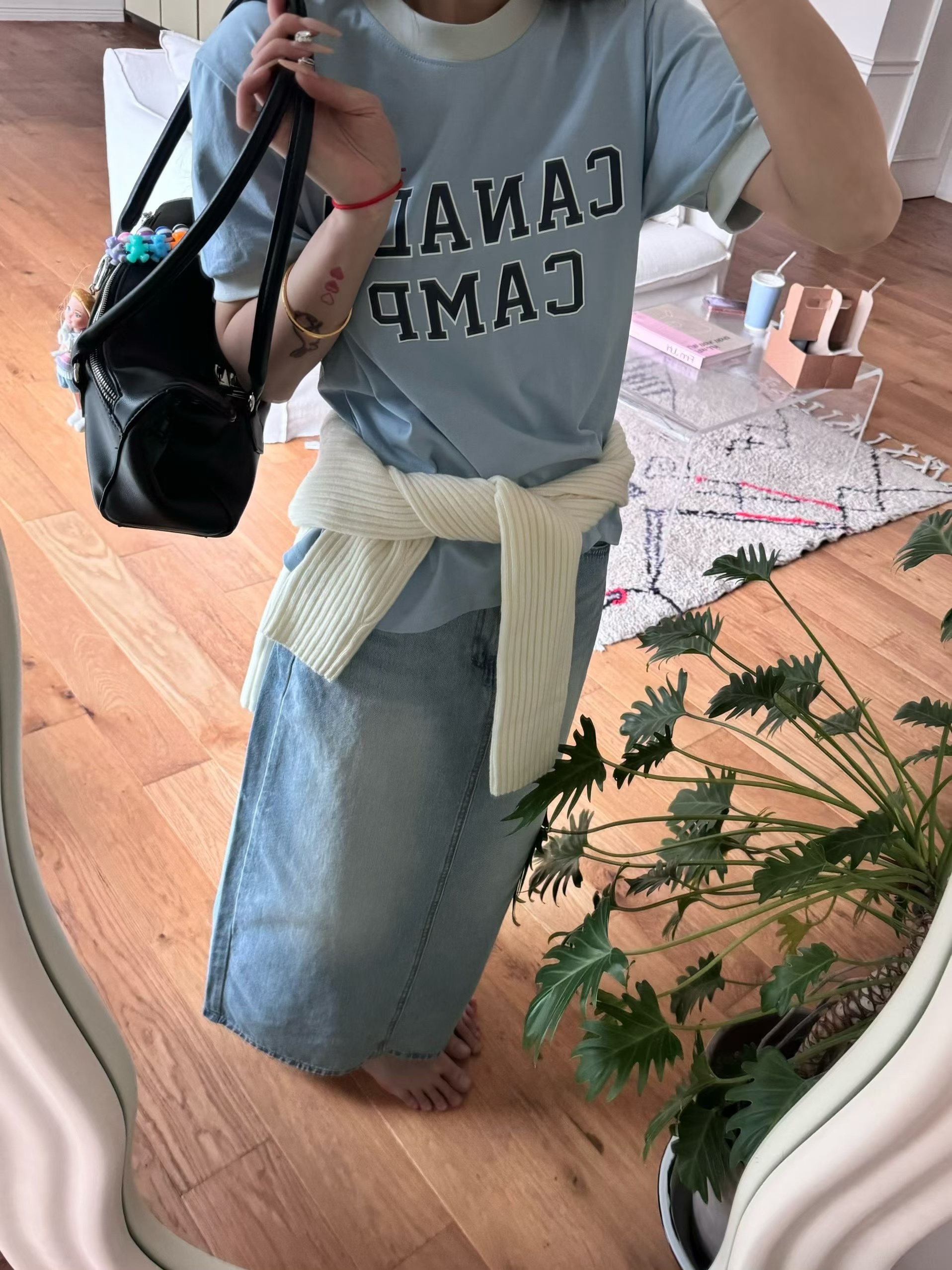 CANADA CAMP滾邊領短袖T