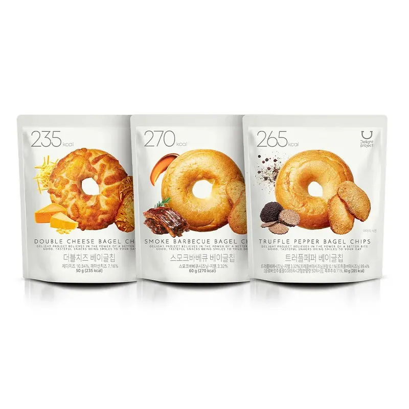 現 貨丨韓國零食 新口味 熱賣低卡零食 Olive Young Delight Project Bagel Chip 低熱量貝果脆餅乾