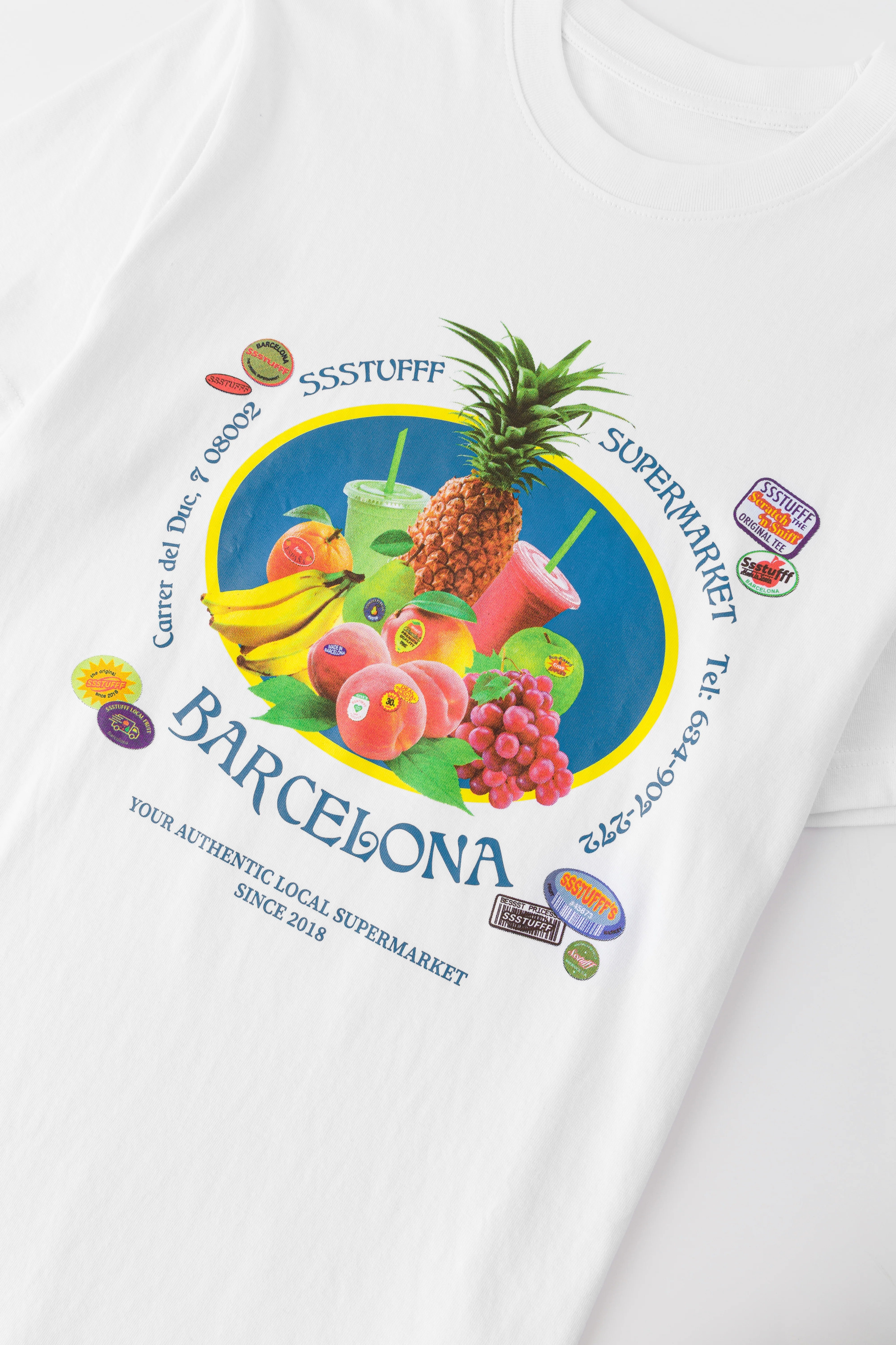 【Focus Store】現貨秒發 SSSTUFFF Scented Fruits Tee Banana SSS-SS25-TEE17