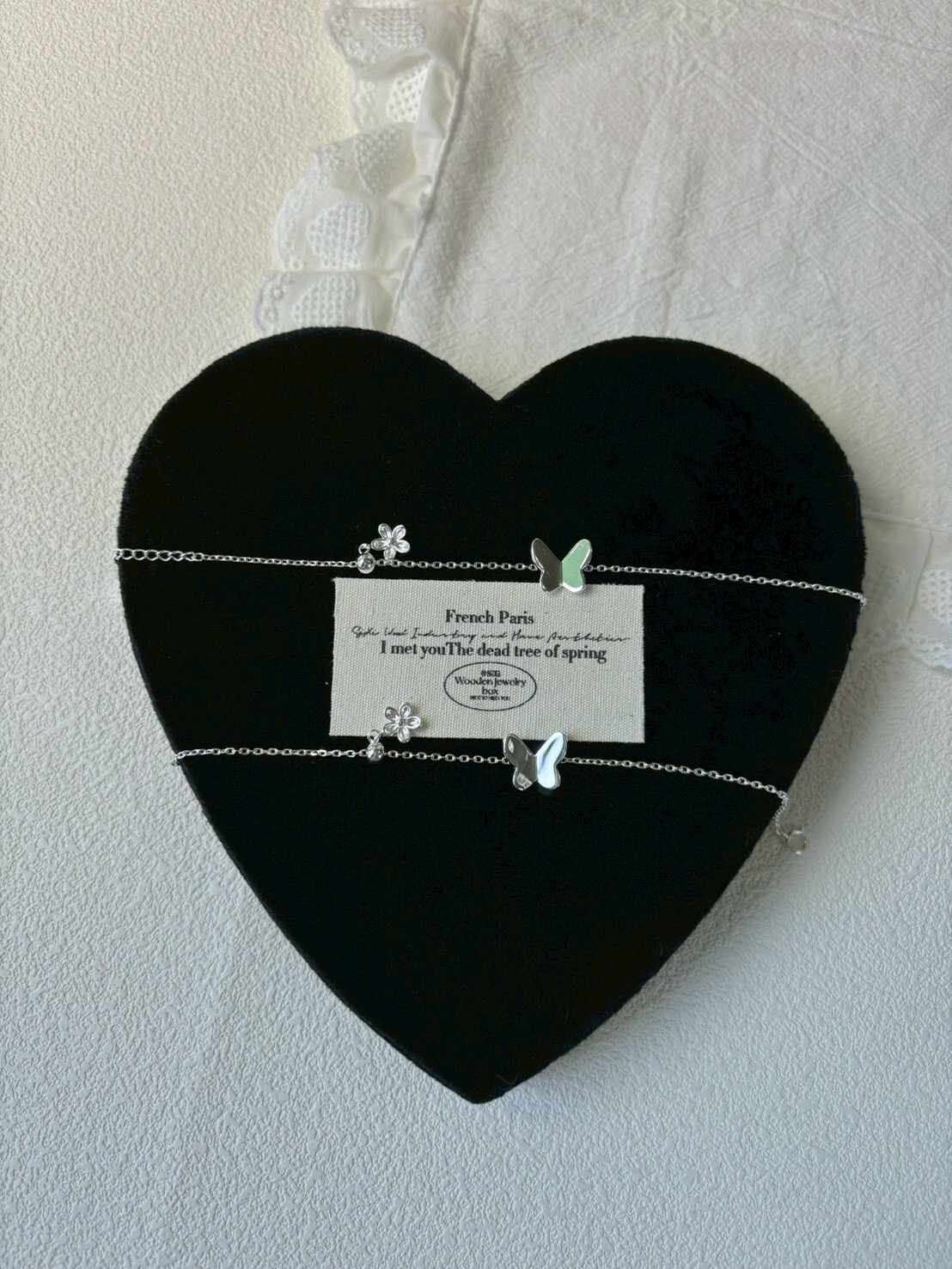 原創款 光面蝴蝶小花手鍊 通體s925純銀