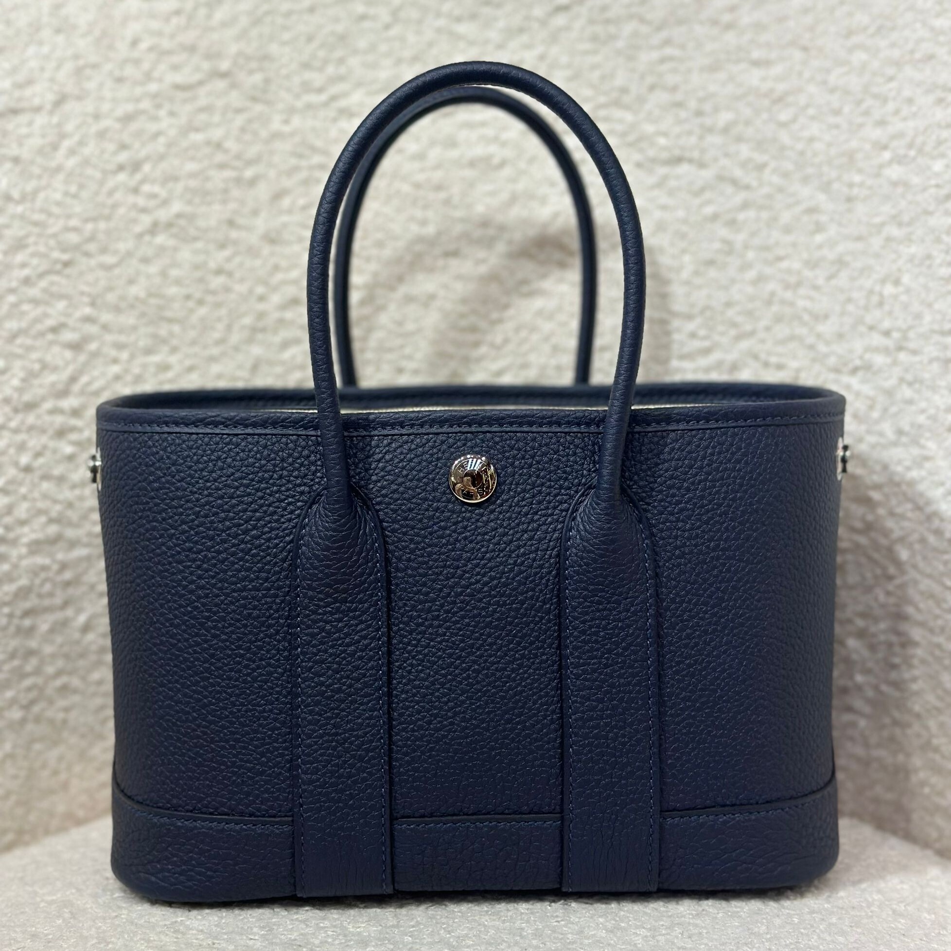1YK0312-023 [HERMES] Mimi Garden Party 午夜藍2z Bleu Nuit K Stamp (BR)