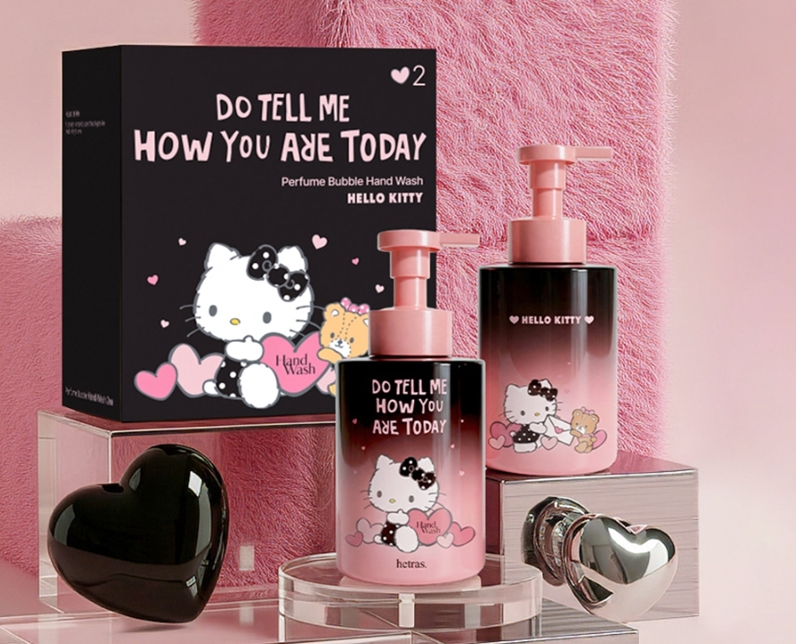 Hello Kitty × Hetras 限定 聯名款  洗手慕斯 超值組