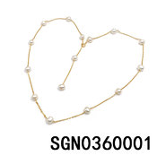 RK23 淡水珍珠滿天星頸鏈 約6mm (SGN0360001)