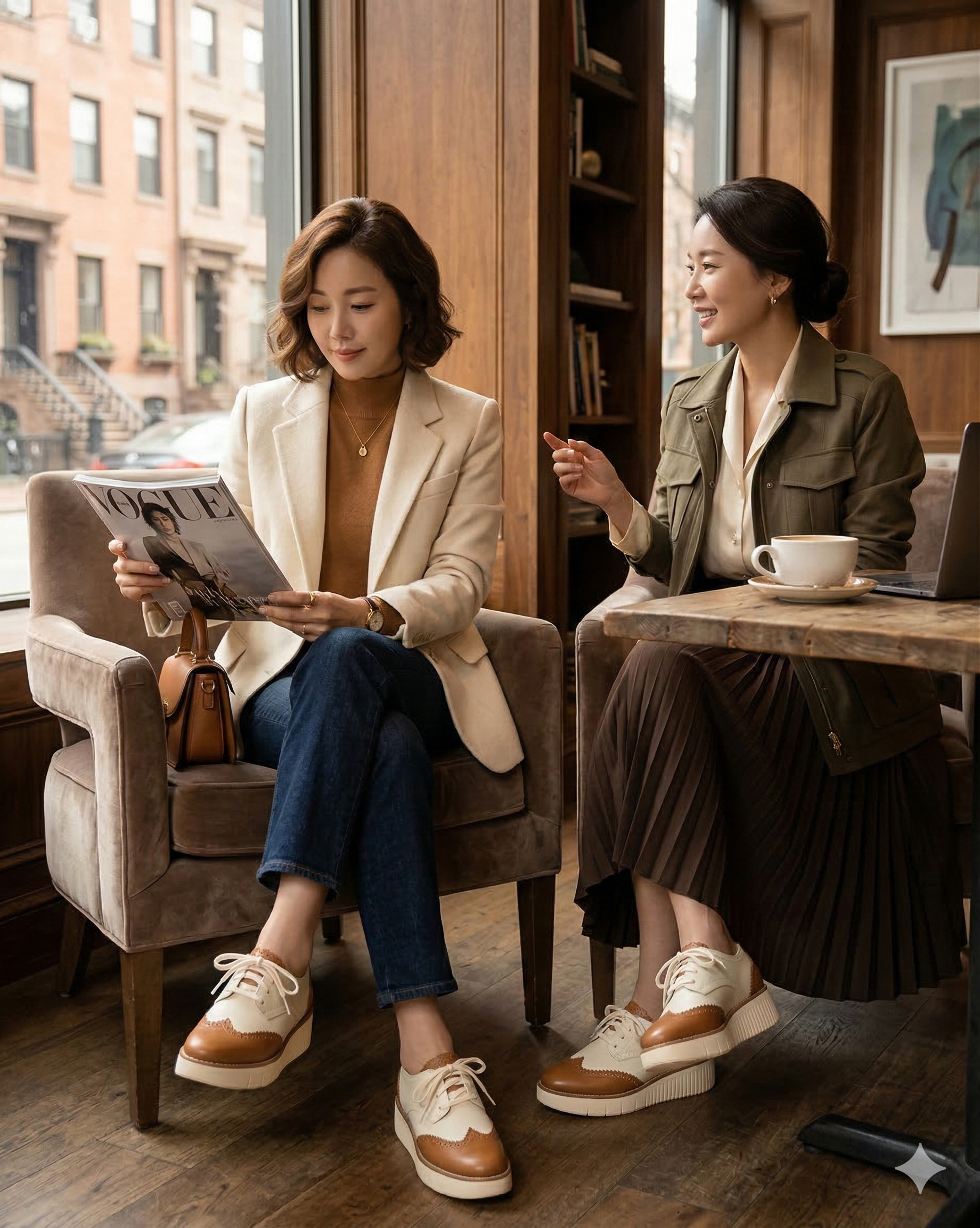 【預購】COLE HAAN H031023 厚底舒適牛津鞋