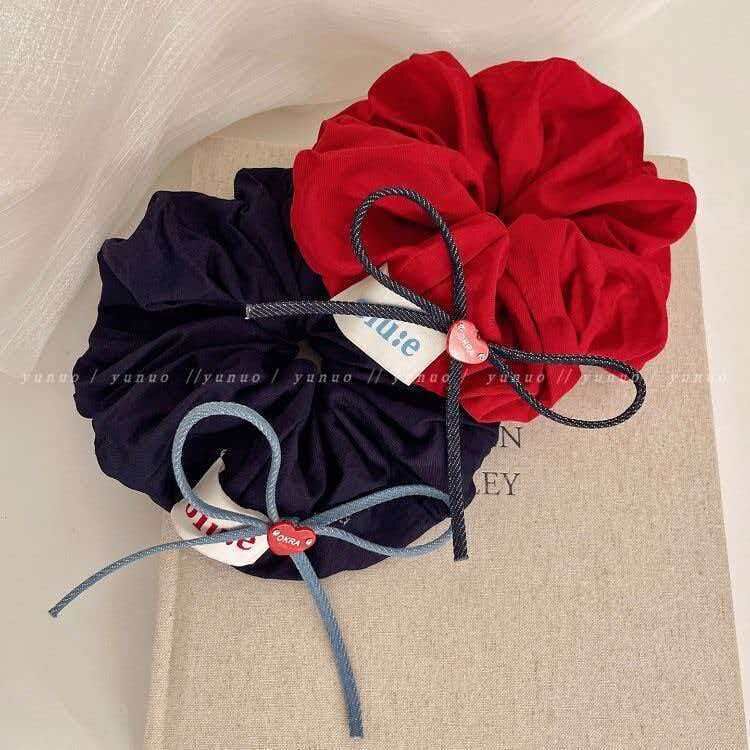 [2 FOR RM10] Korean Tomato Red Scrunchies