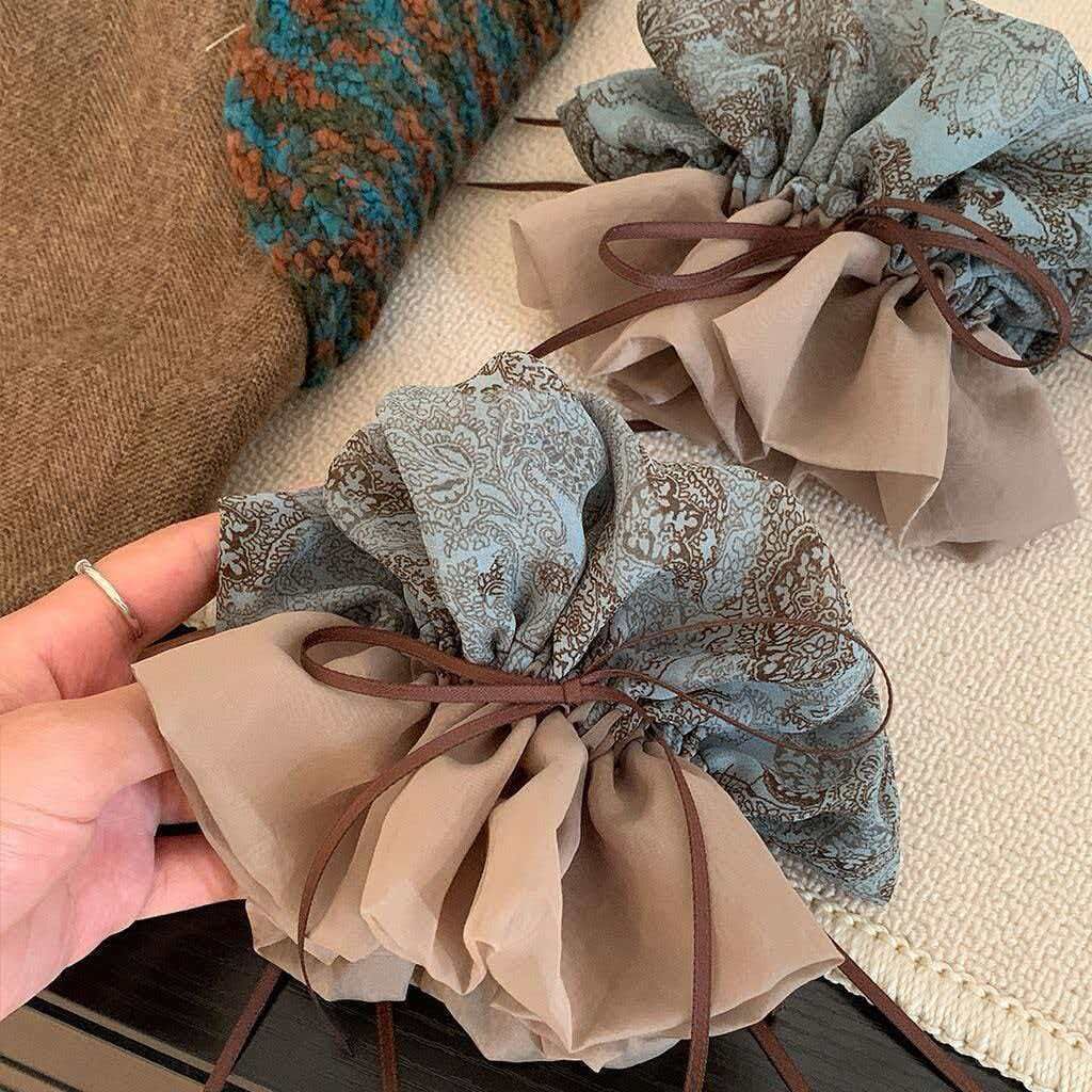 [2 FOR RM10] Traditional Style Bow Waist Scrunchie