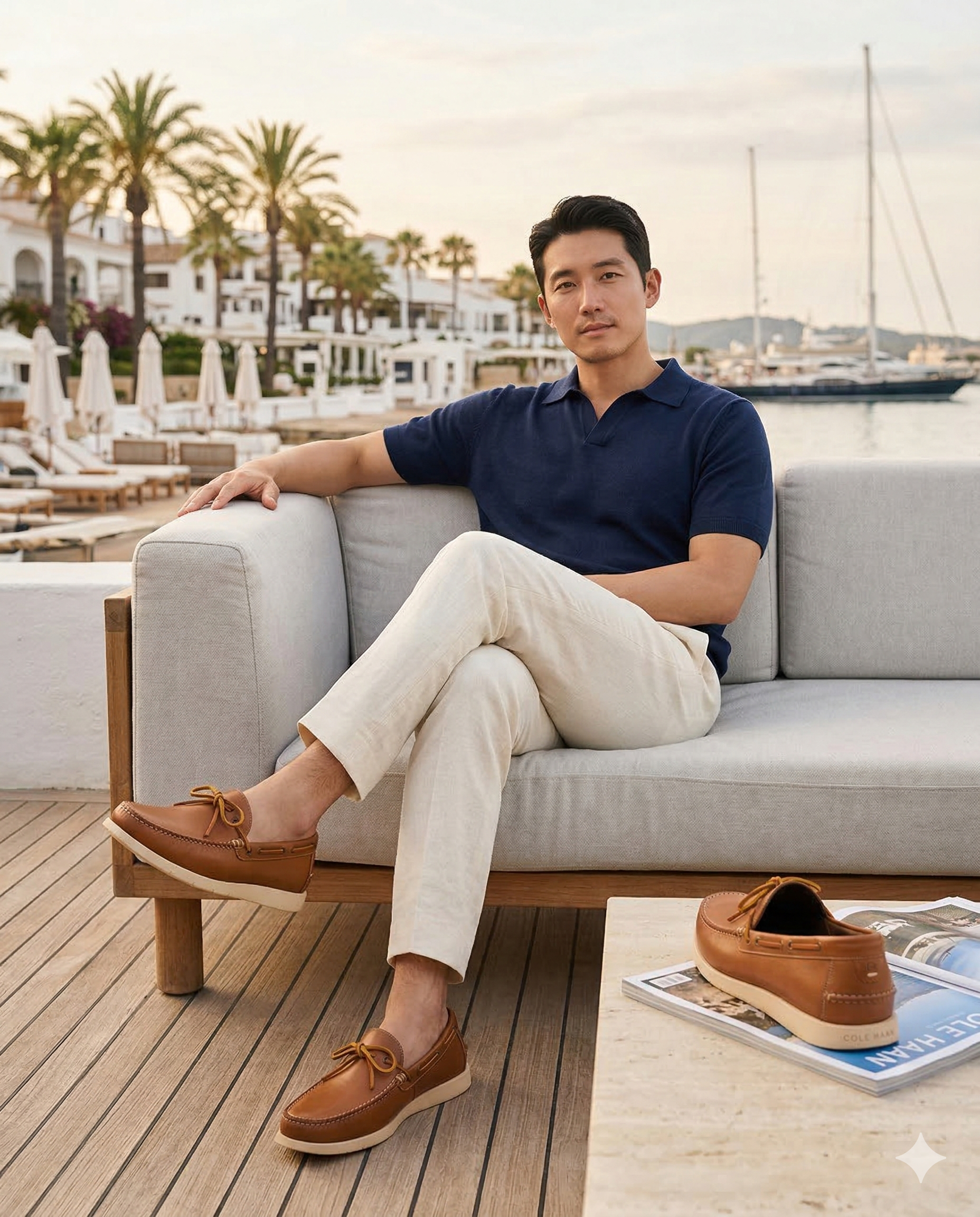 【預購】COLE HAAN H031035 男裝真皮樂福鞋