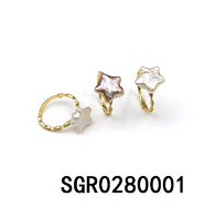 RK27 淡水珍珠星星戒指 **隨機 (SGR0280001)