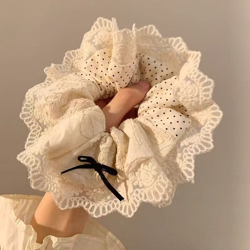 [3 FOR RM10] Japanese Polka Dot Bow Scrunchies