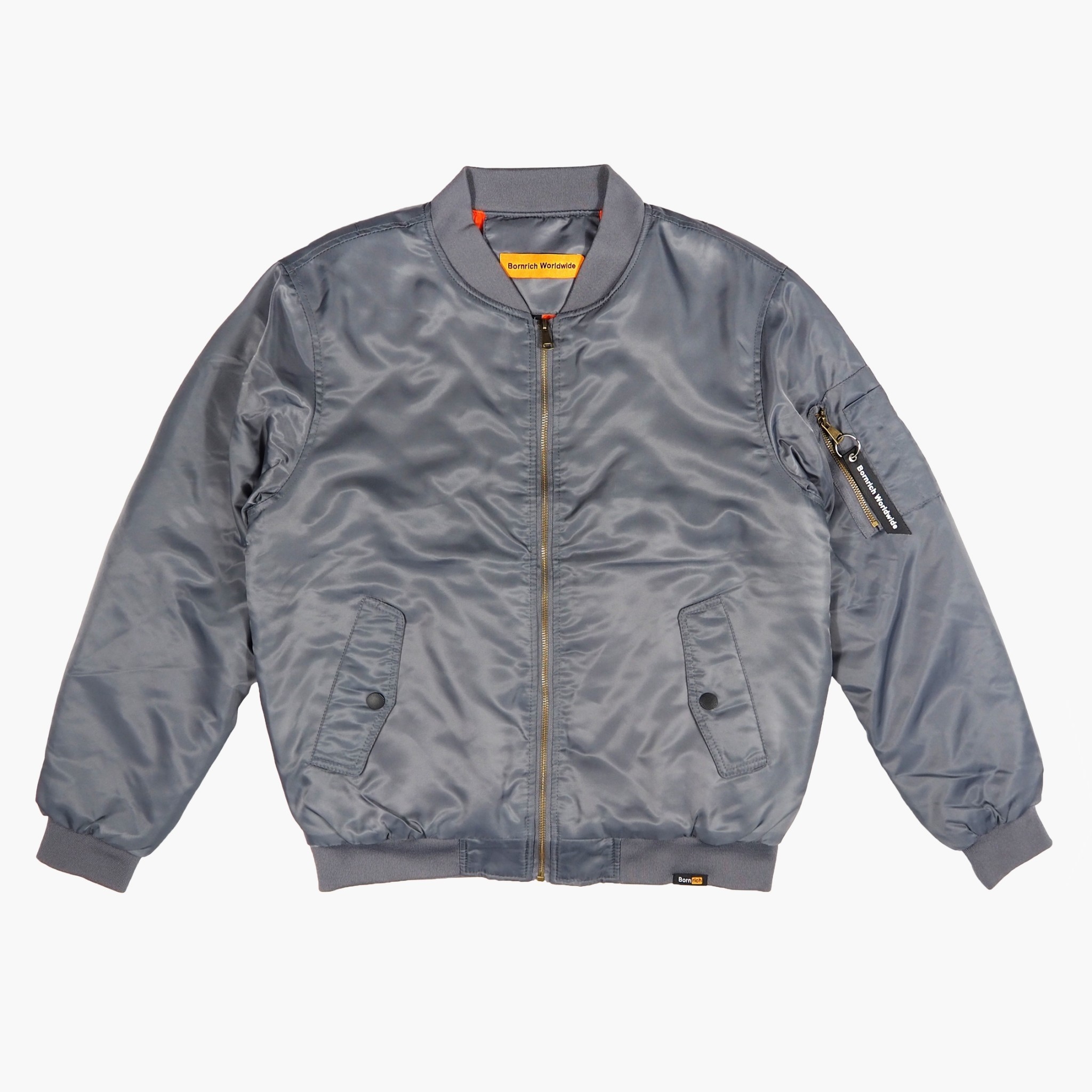 Bornrich｜MA-1 Bomber Jacket (Grey)