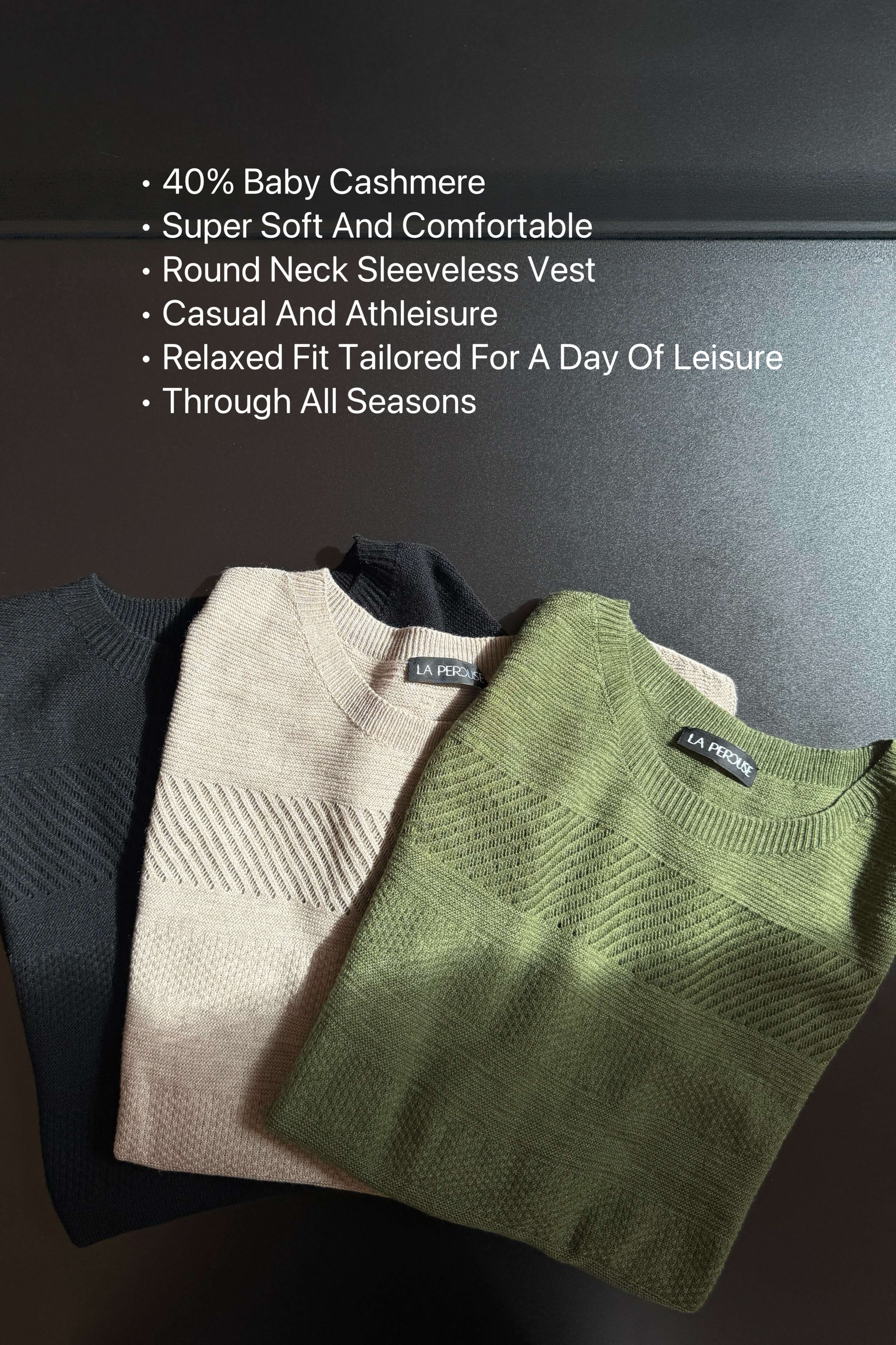 Baby-Cashmere Sleeveless Top With Cami_KN263L17