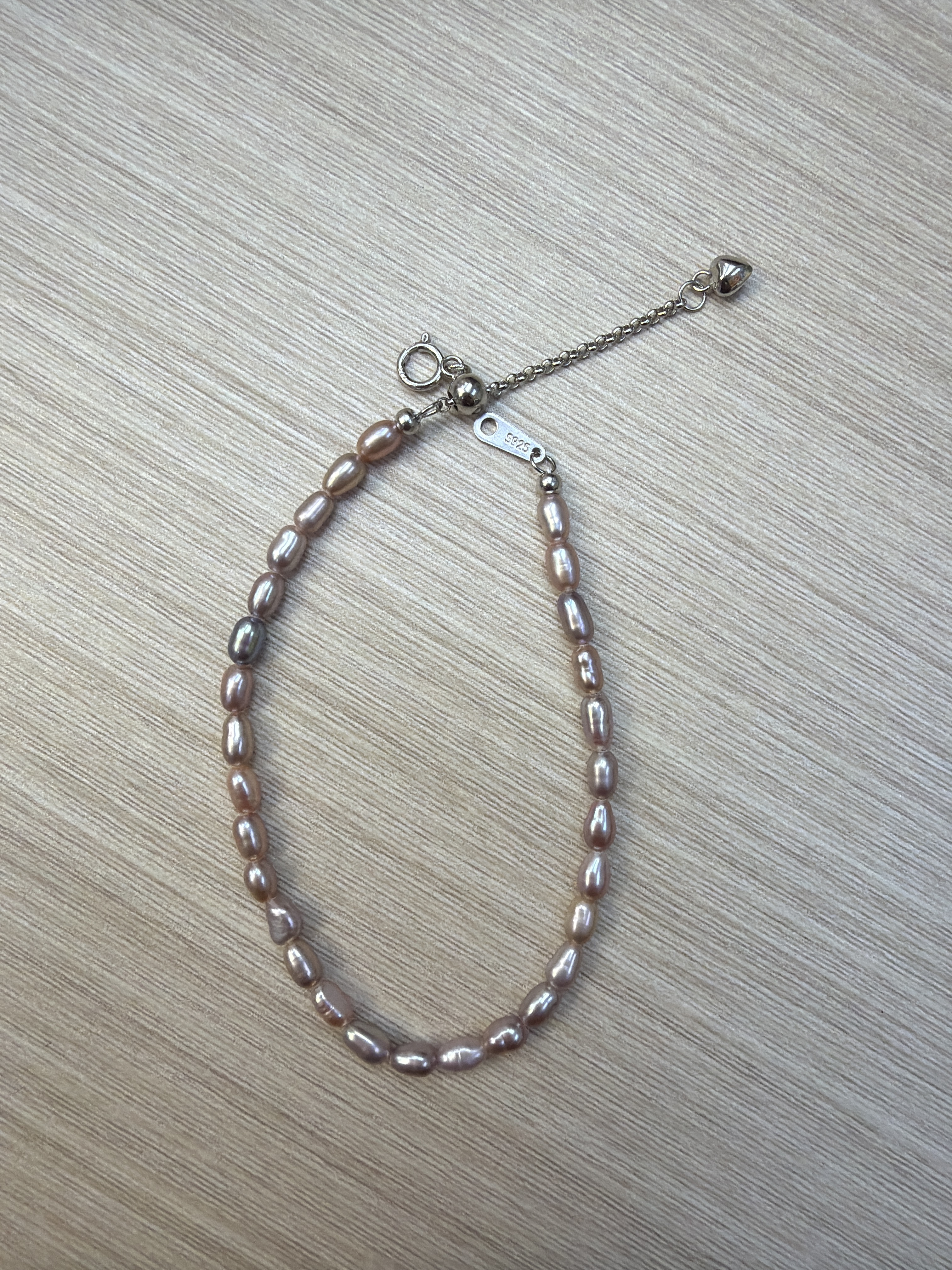 RK04 S925銀+淡水珍珠手鏈 (SPB0647001)