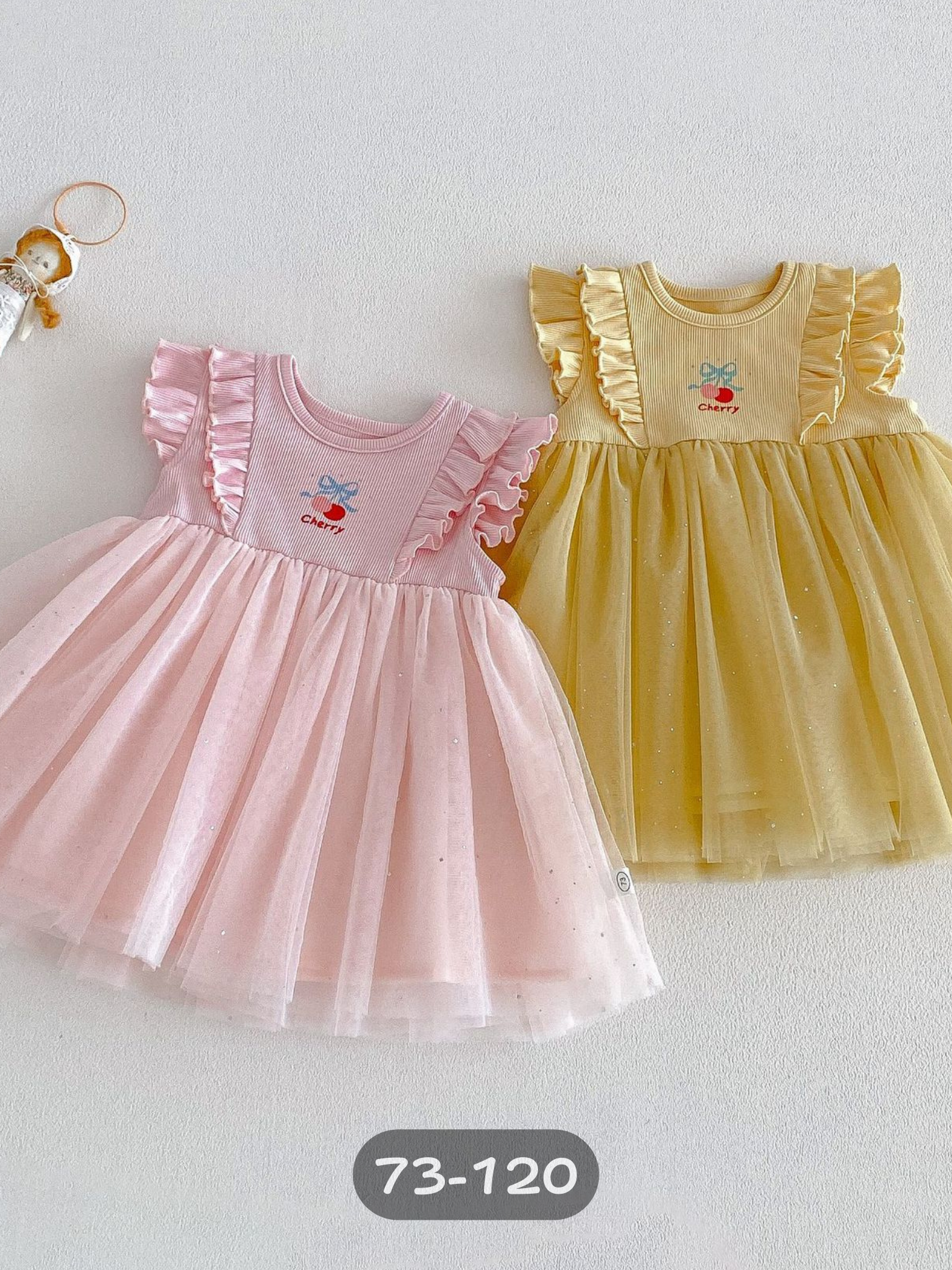 飛袖櫻桃紗紗裙