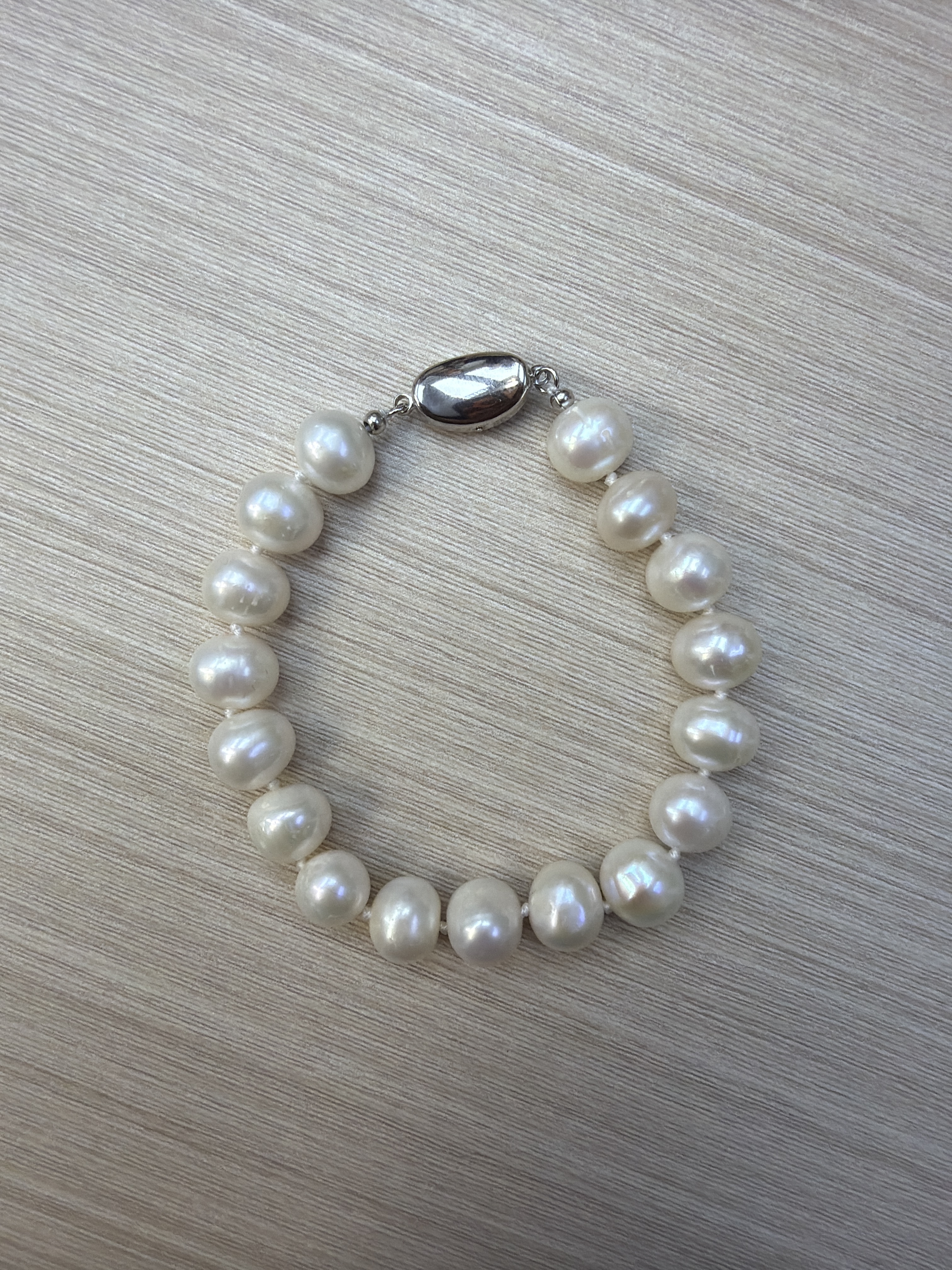 RK34 淡水珍珠手鏈 約9mm  (SPB1650001) **連盒