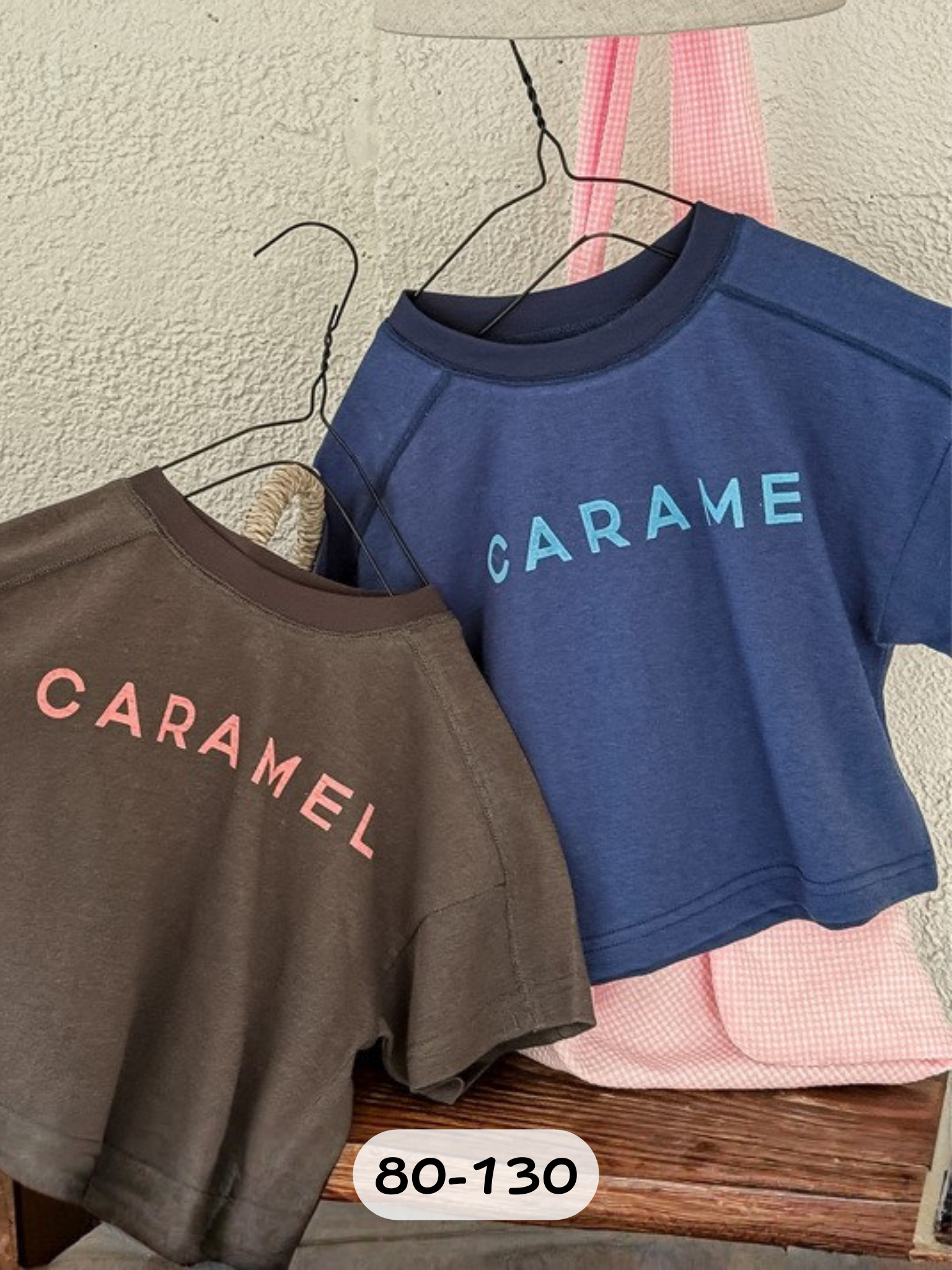 藍咖字母 短袖上衣