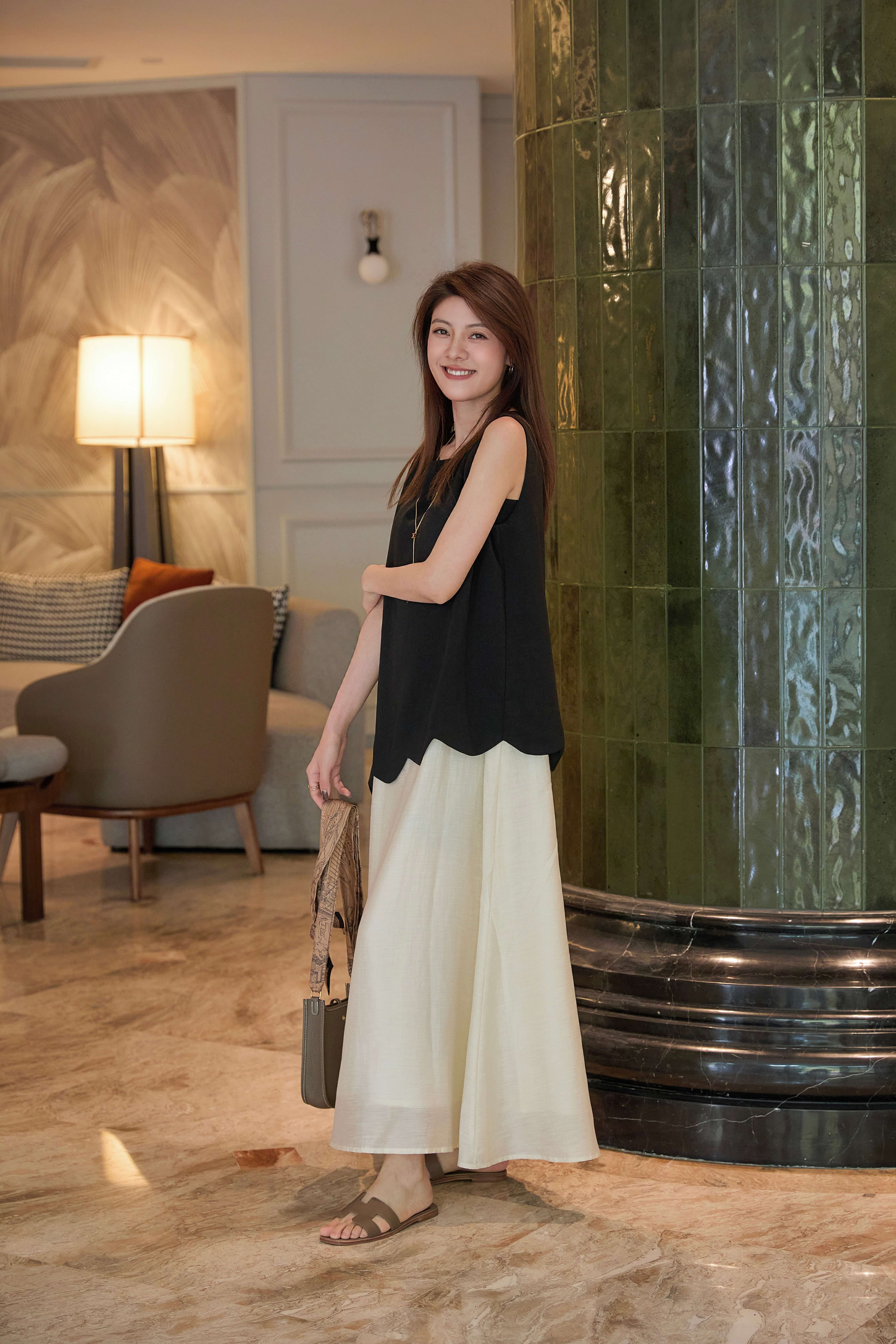 Colorblock Sleeveless Long Maxi Dress_DS263L03