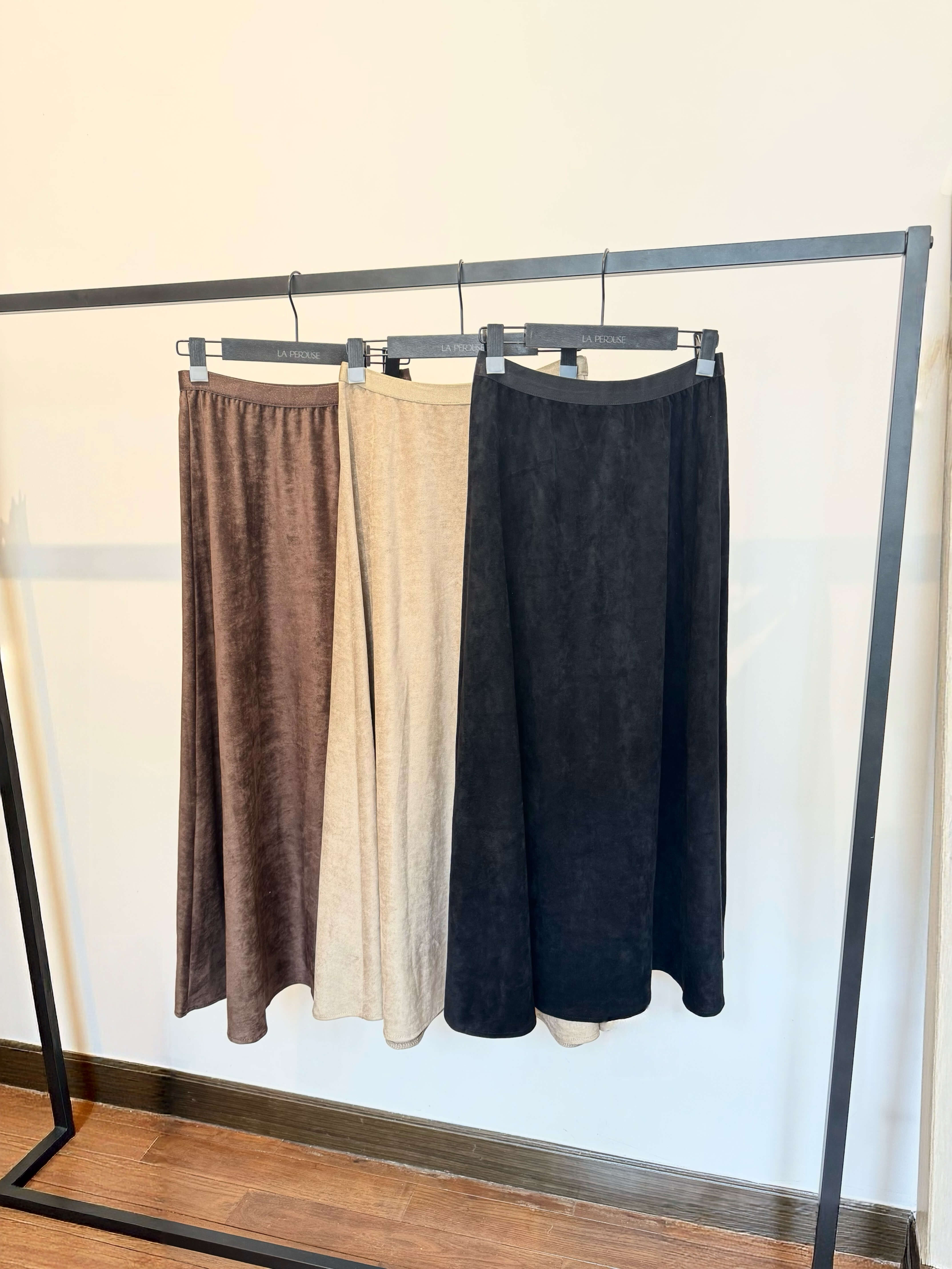 Elasticated Waist Flare Skirt_SK262L05